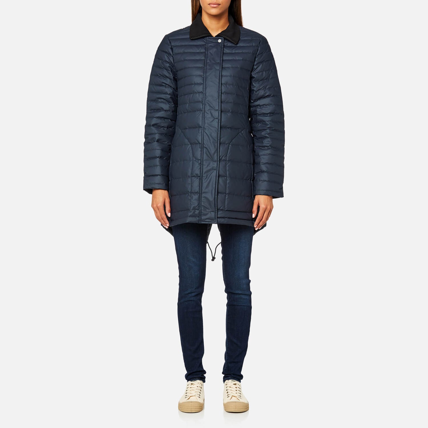 Hunter Women s Original Refined Short Down Coat Navy TheHut