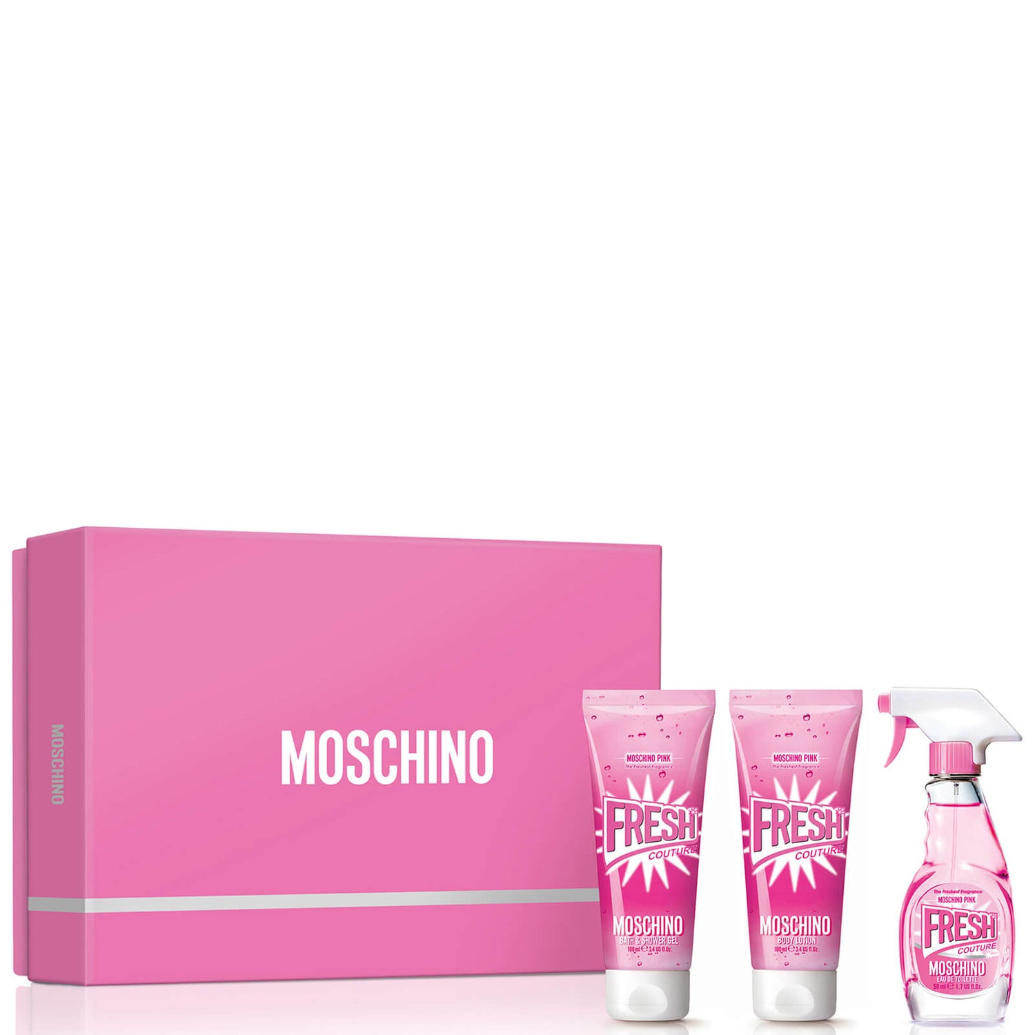 Moschino Pink Fresh Couture X17 EDT 50ml Coffret - Entrega GRÁTIS