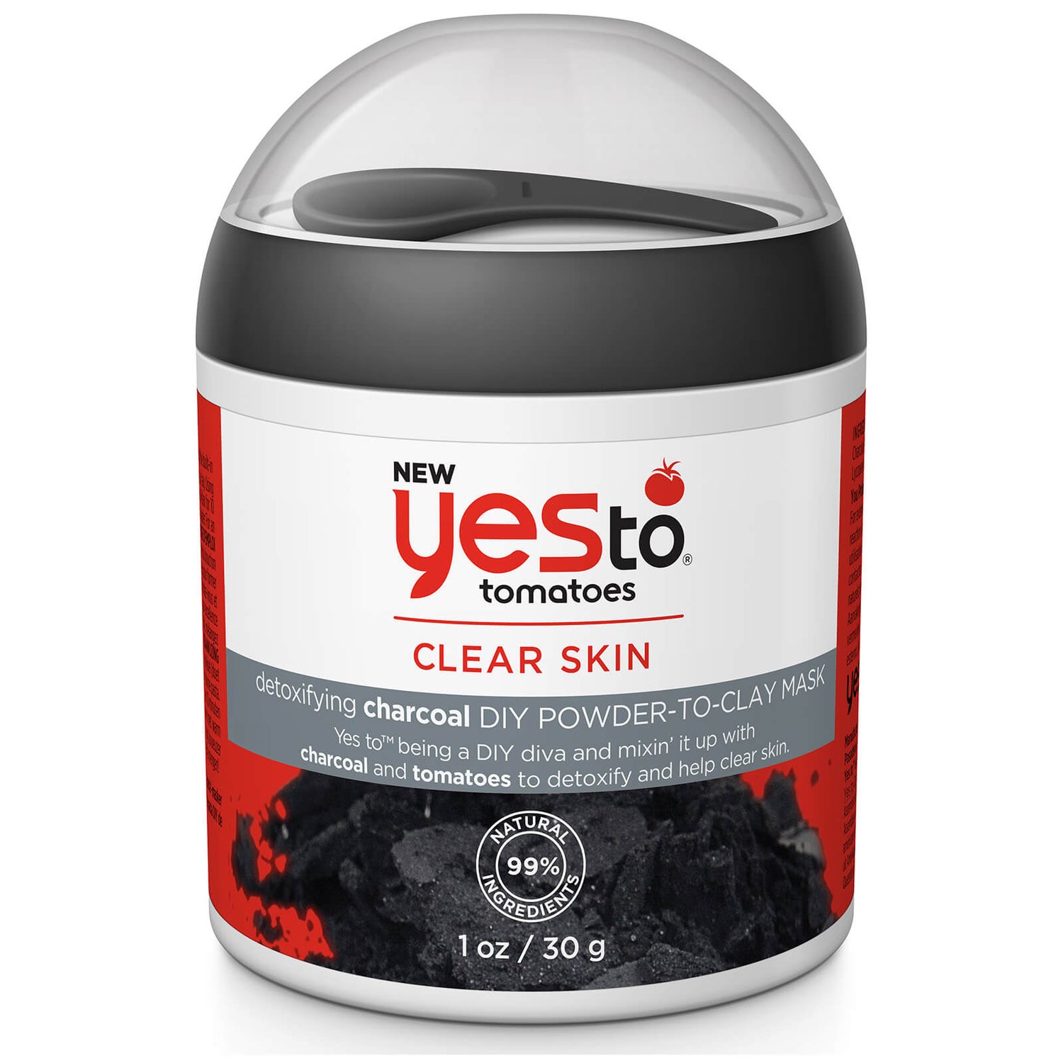 yes to Tomatoes Detoxifying Charcoal DIY Powder to Clay Mask 30g