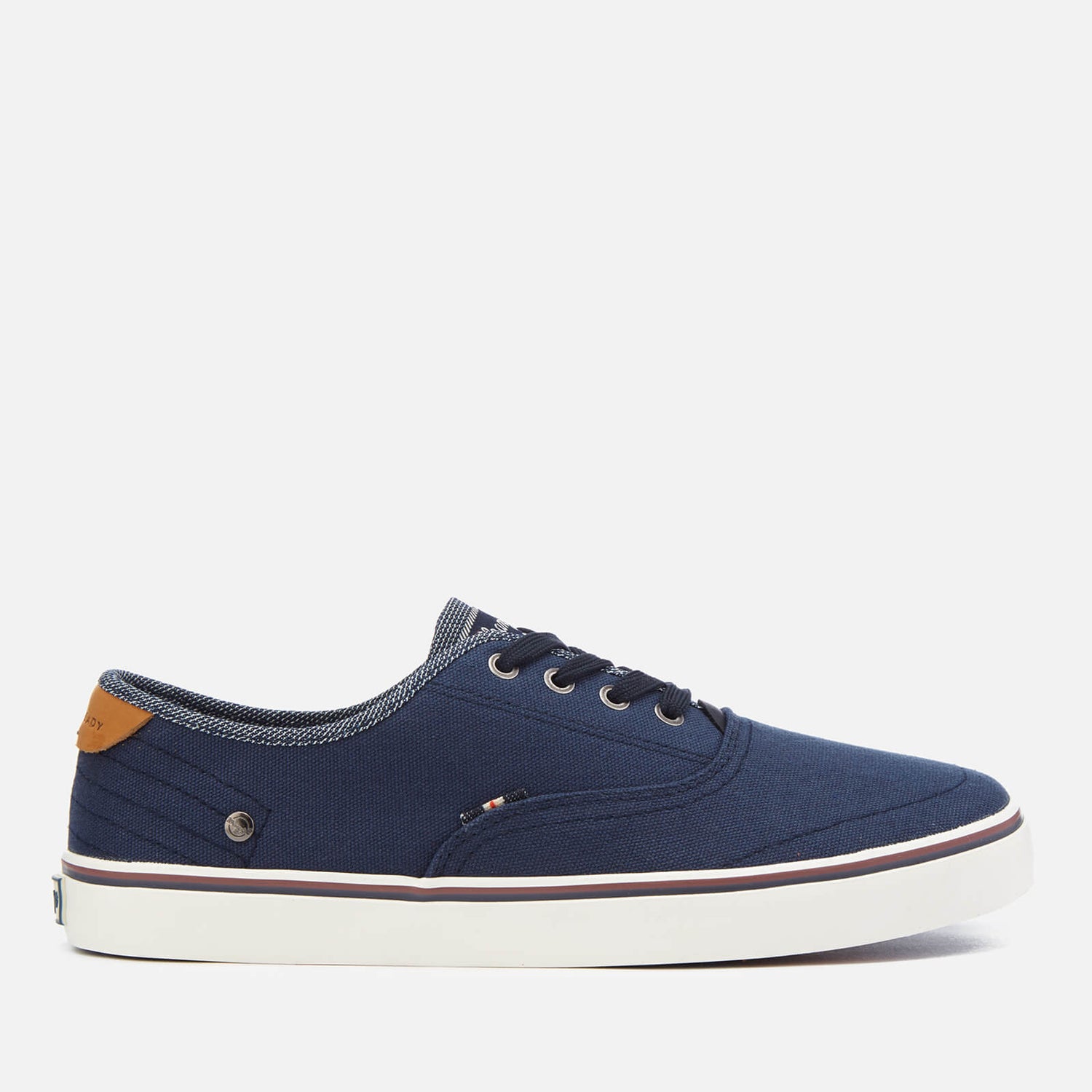 Wrangler Men's Legend Board Canvas Trainers Navy Mens Footwear