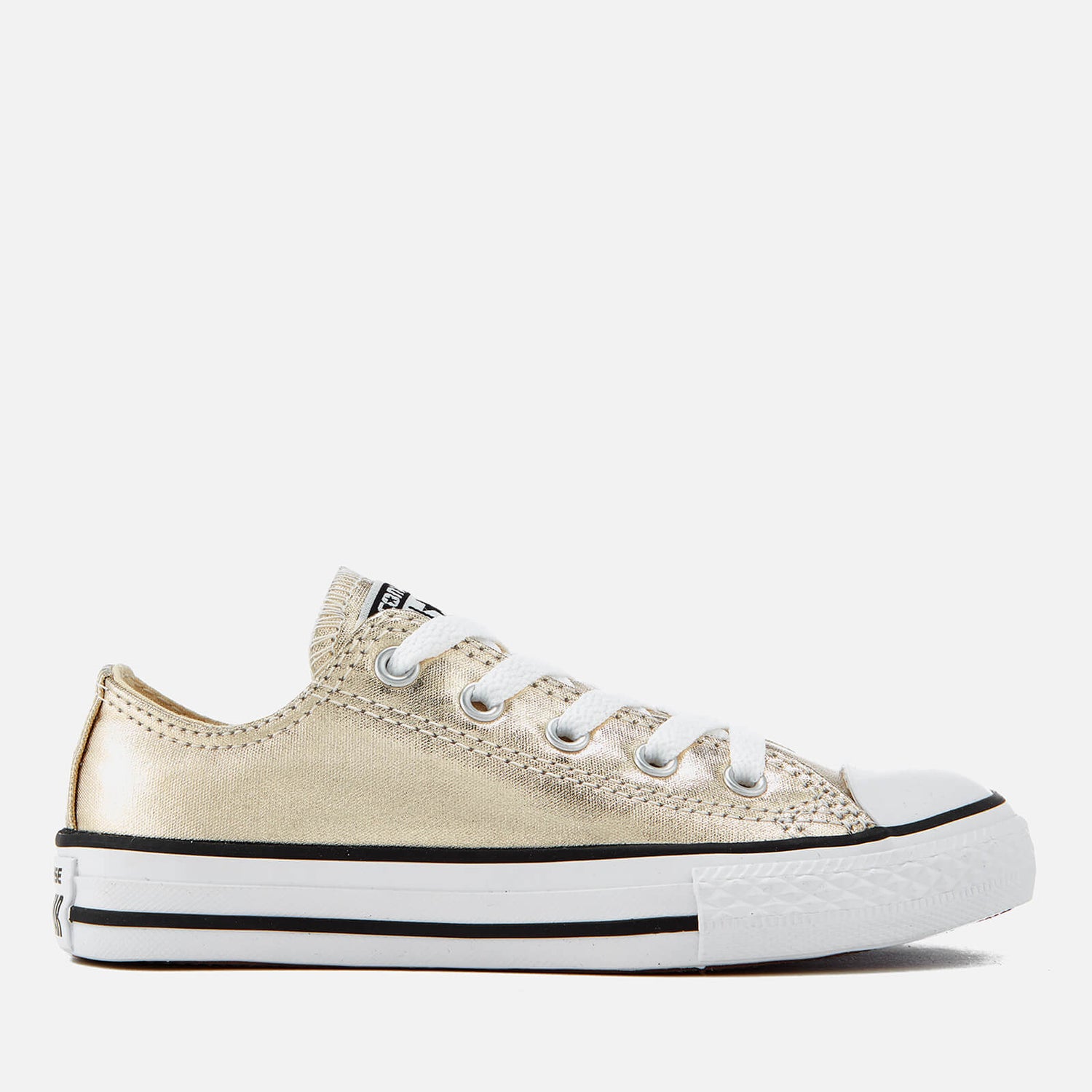 Gold converse kids store