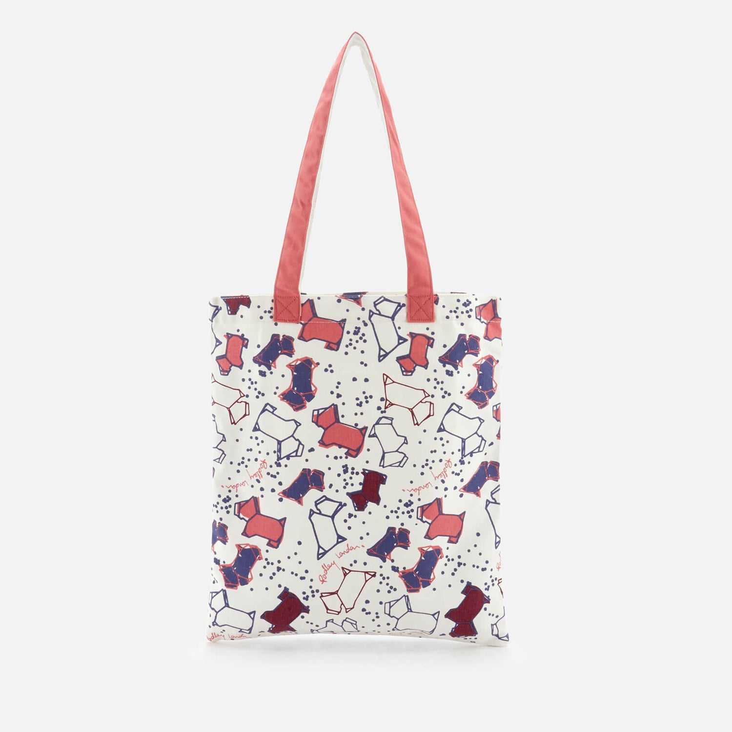 Radley speckle shop dog suitcase