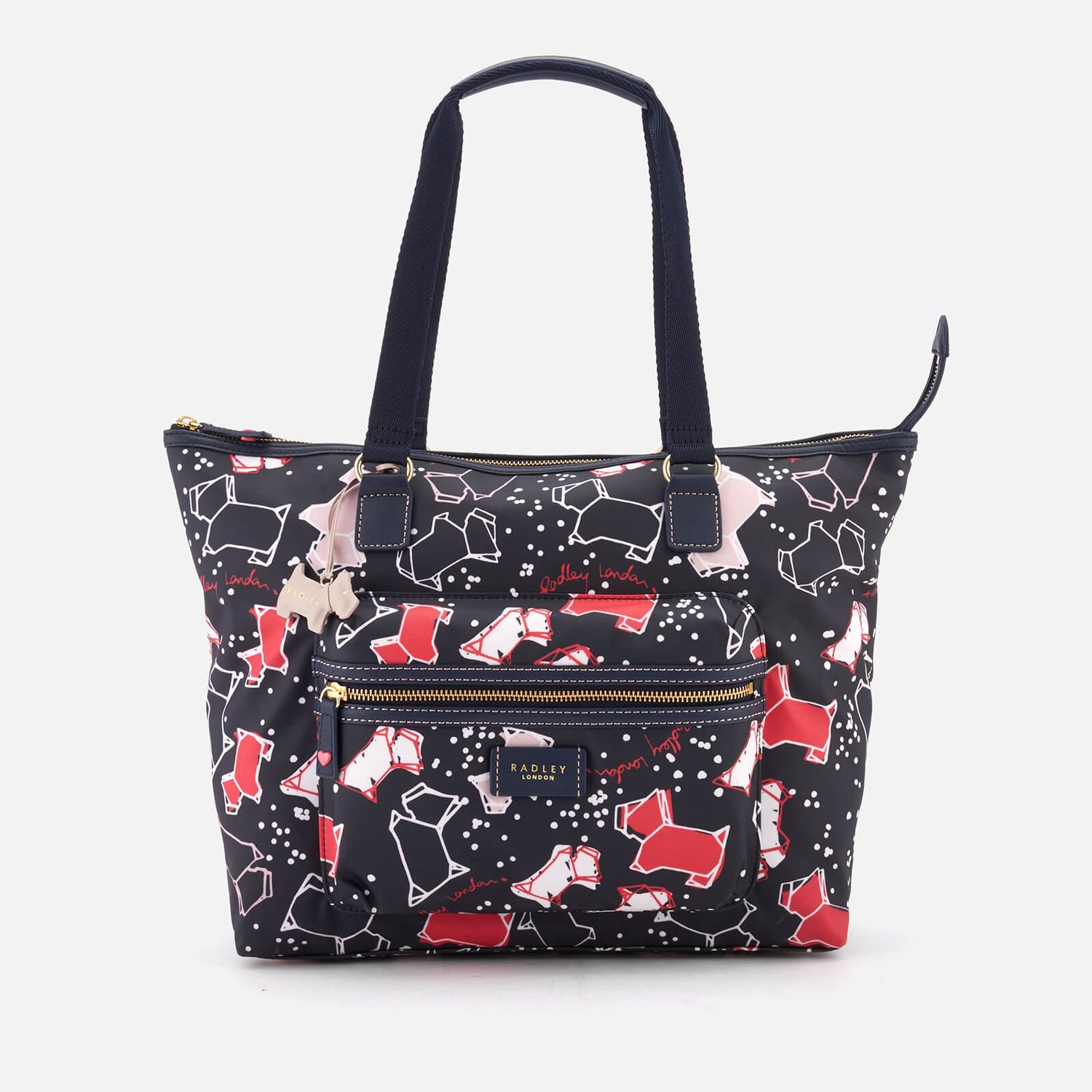 Radley Women s Speckle Dog Large Work Tote Bag Ink