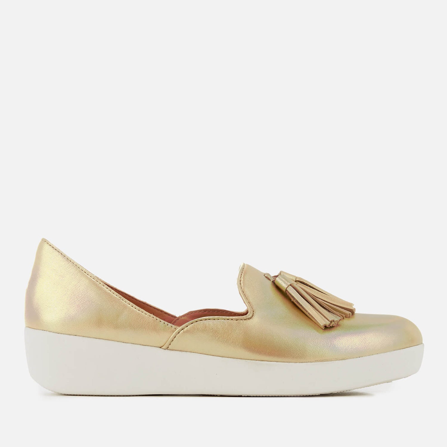 FitFlop Women's Tassel Superskate D'Orsay Loafers - Gold