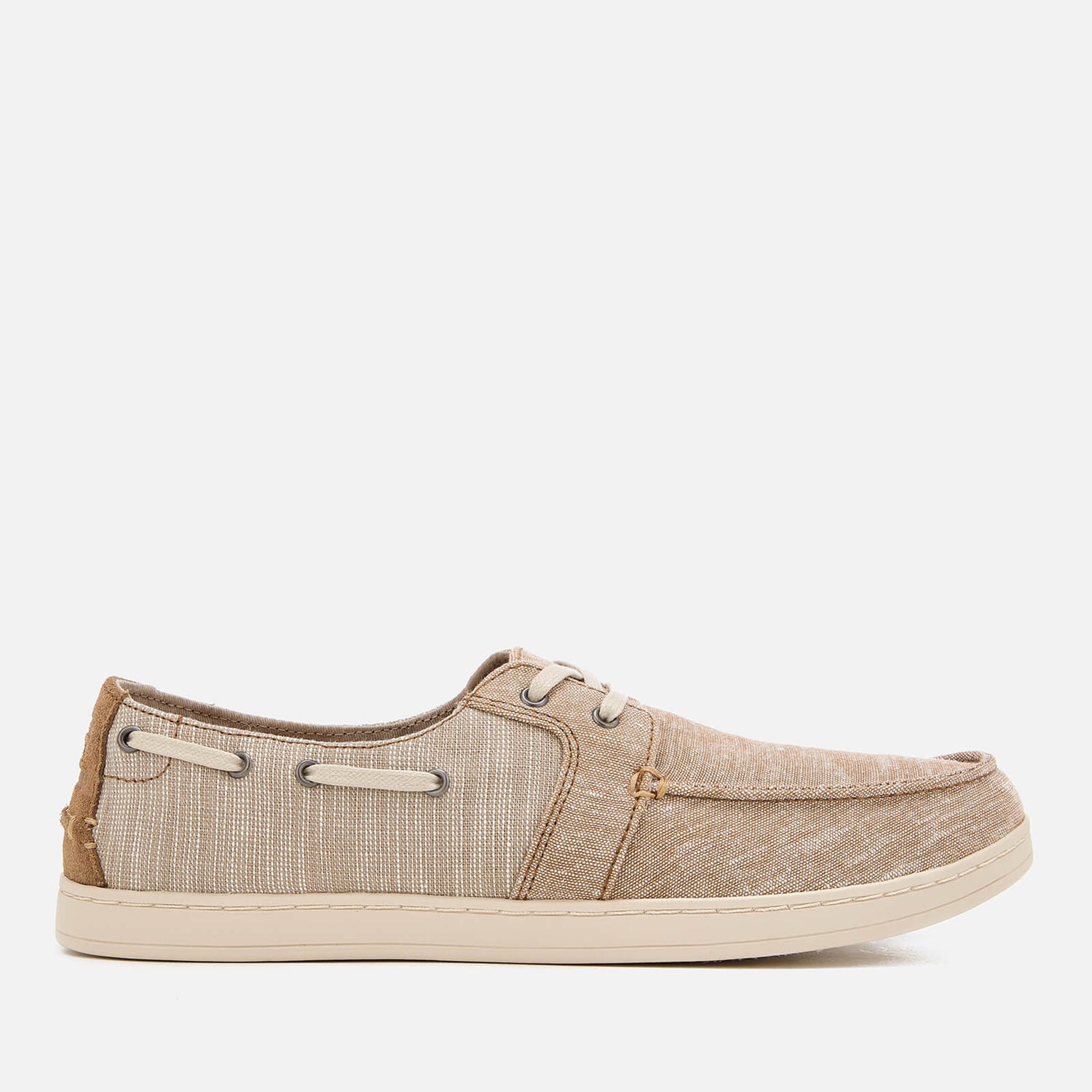 TOMS Men s Culver Chambray Boat Shoes Toffee TheHut