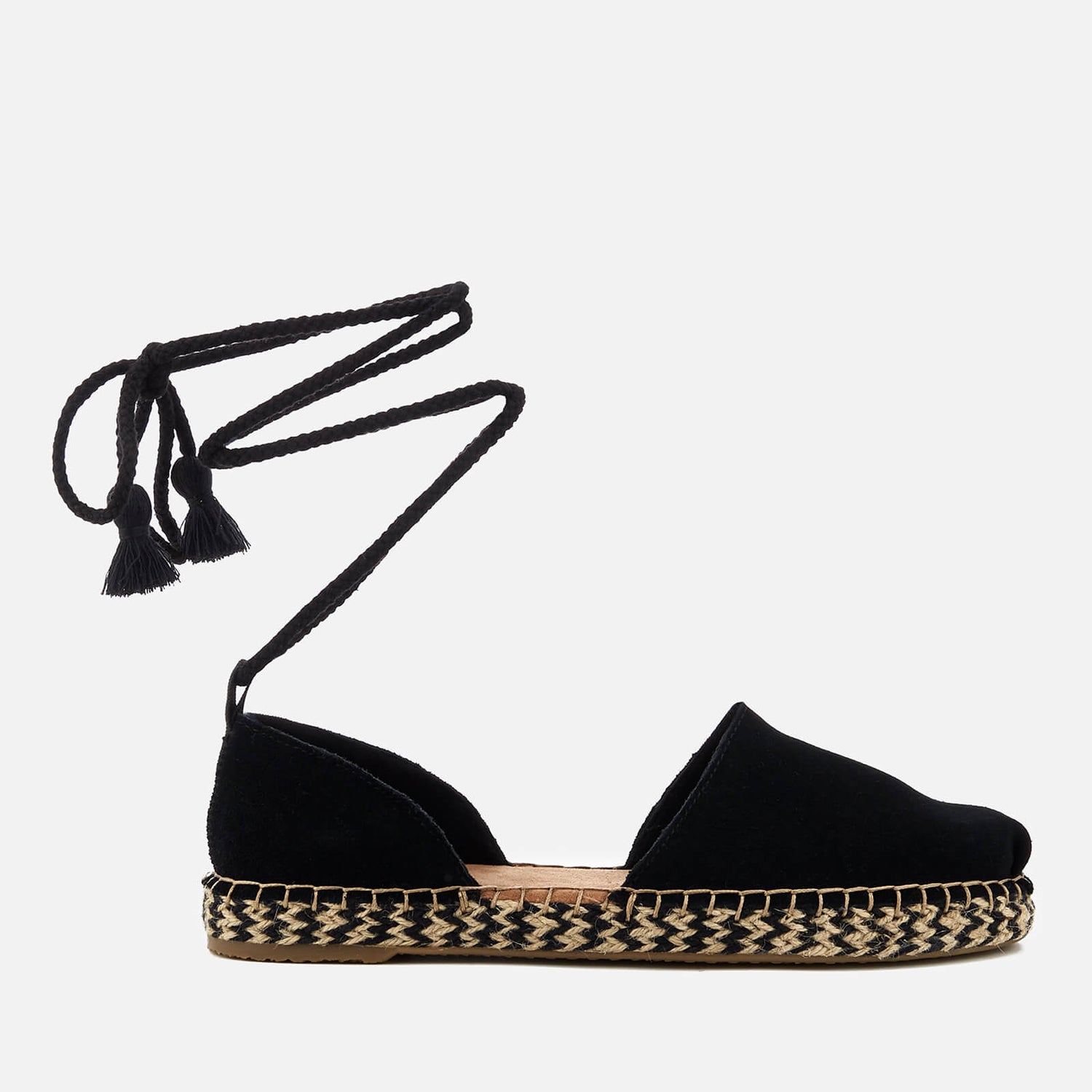 TOMS Women s Katalina Suede Espadrilles Black