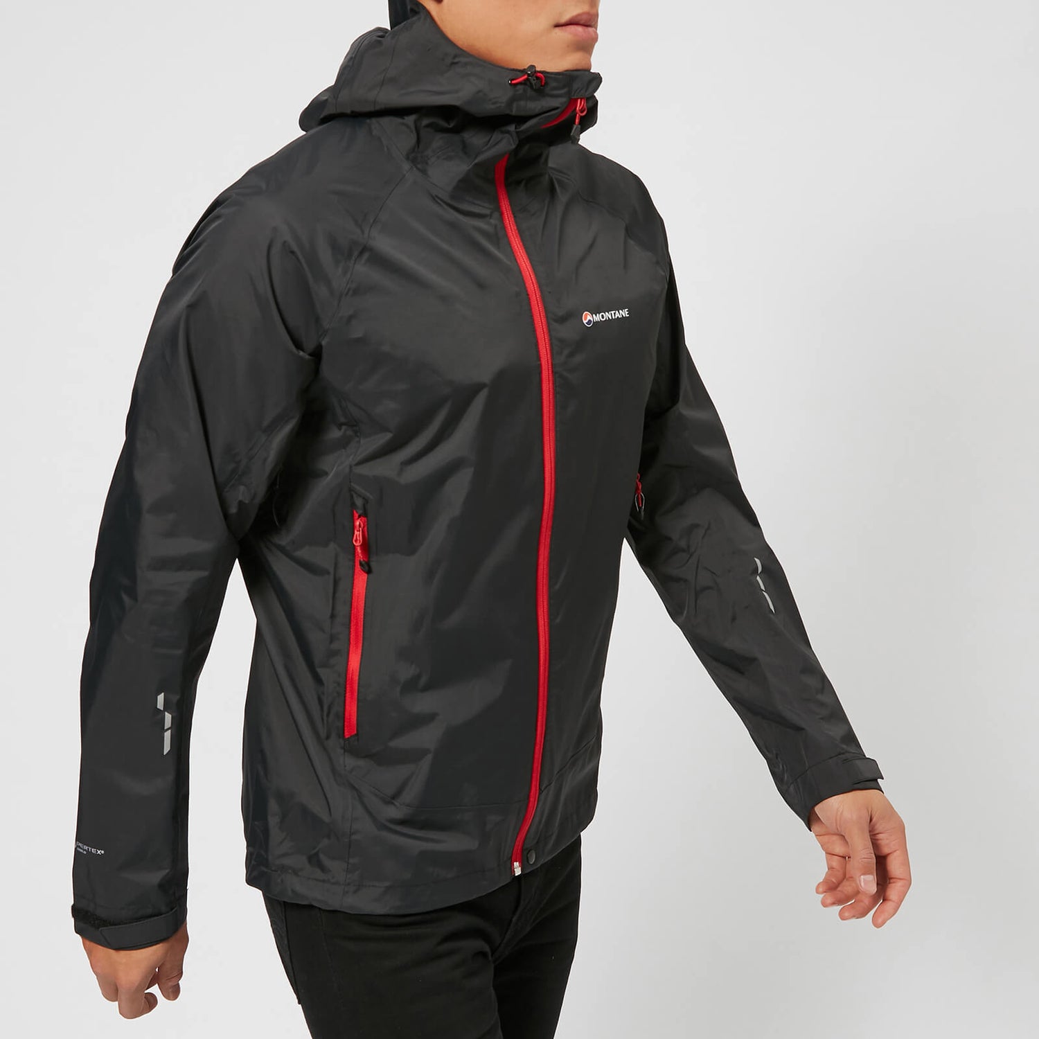 Montane Men s Atomic Jacket Black Alpine Red TheHut
