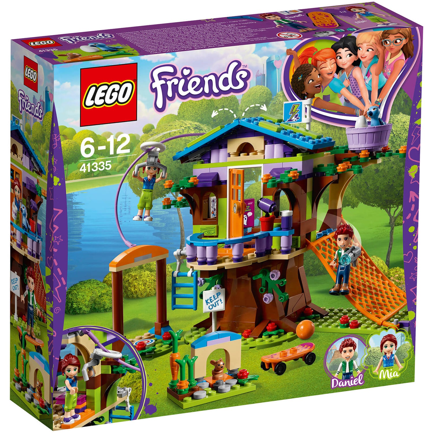 Lego Friends Mia’s Tree House Playset With Minidolls 41335 Toys Zavvi Uk