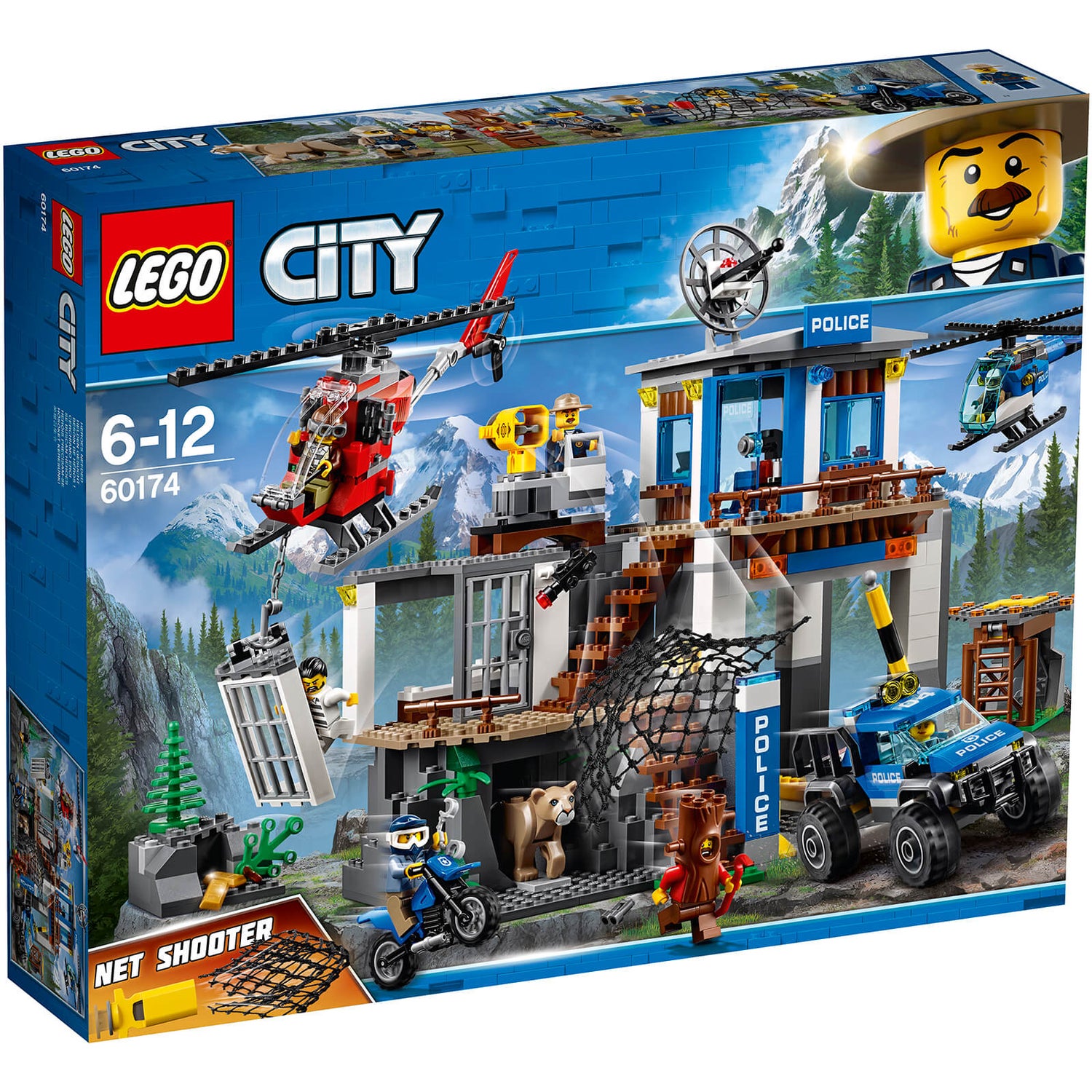 LEGO City Police: Mountain Police Headquarters (60174) Toys - Zavvi US