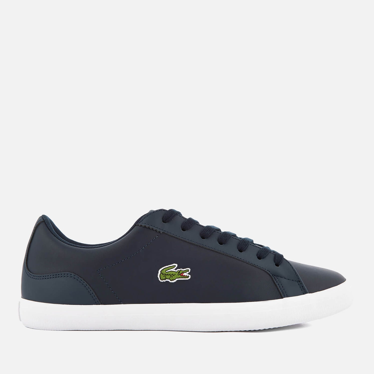 Lacoste Men's Lerond Bl 1 Leather Trainers - Navy