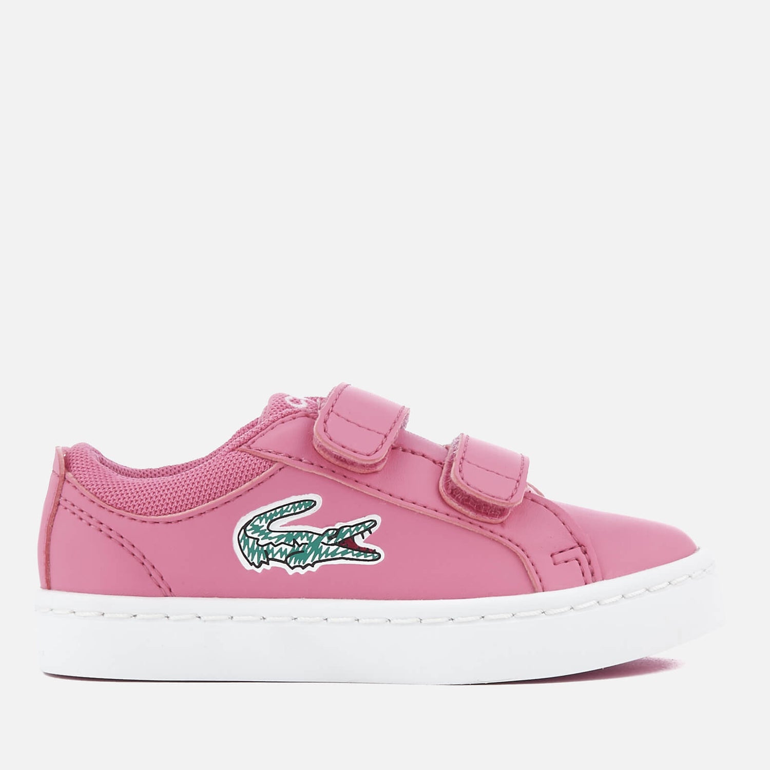 Lacoste Toddlers Straightset Lace 118 1 Trainers Pink White