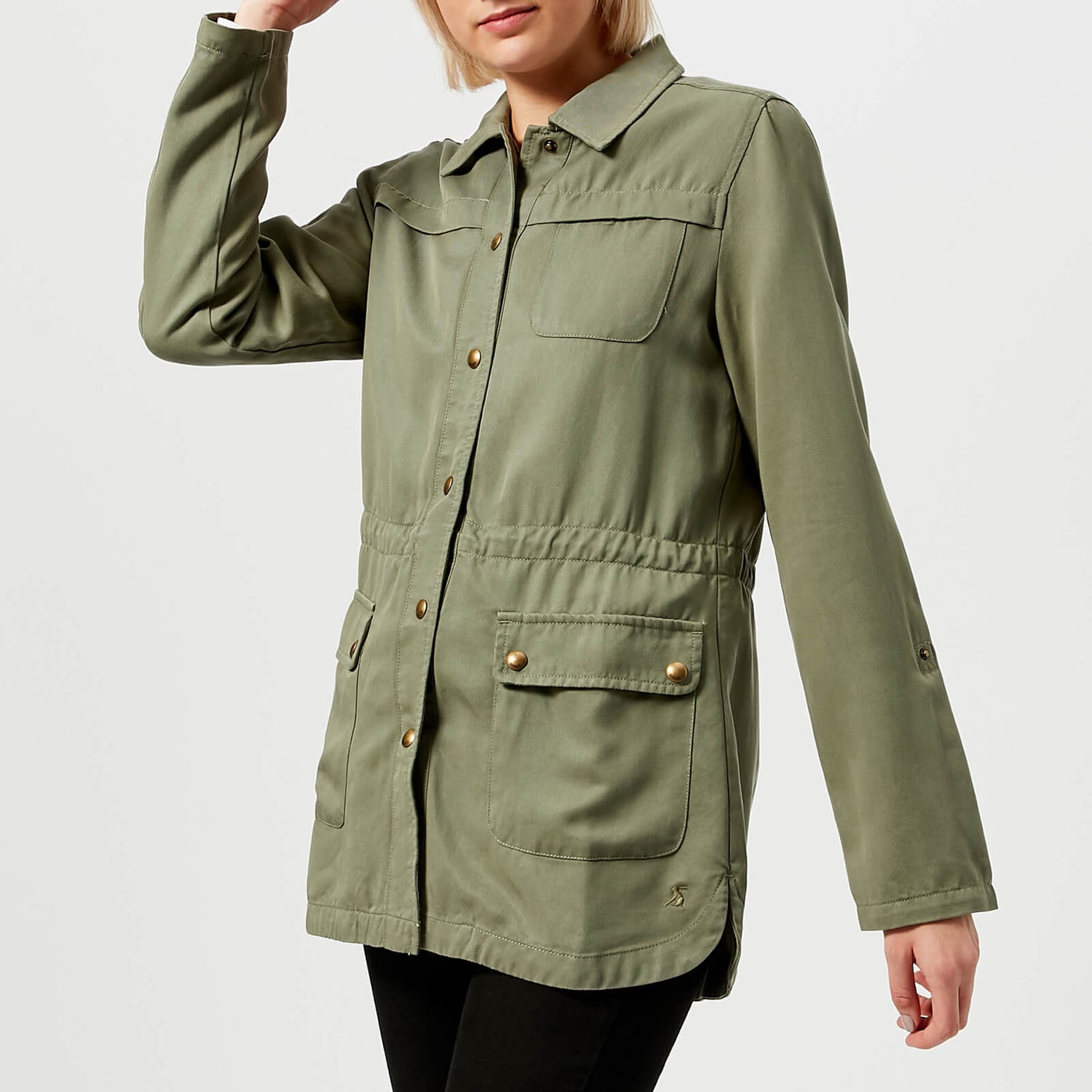 Women's safari jacket khaki sale