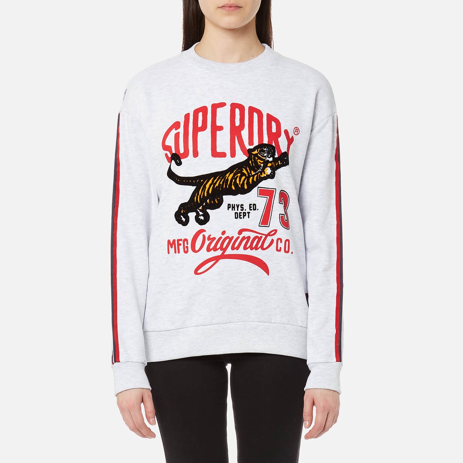 Superdry Women's Original Tiger Crew Sweatshirt - Ice Grey