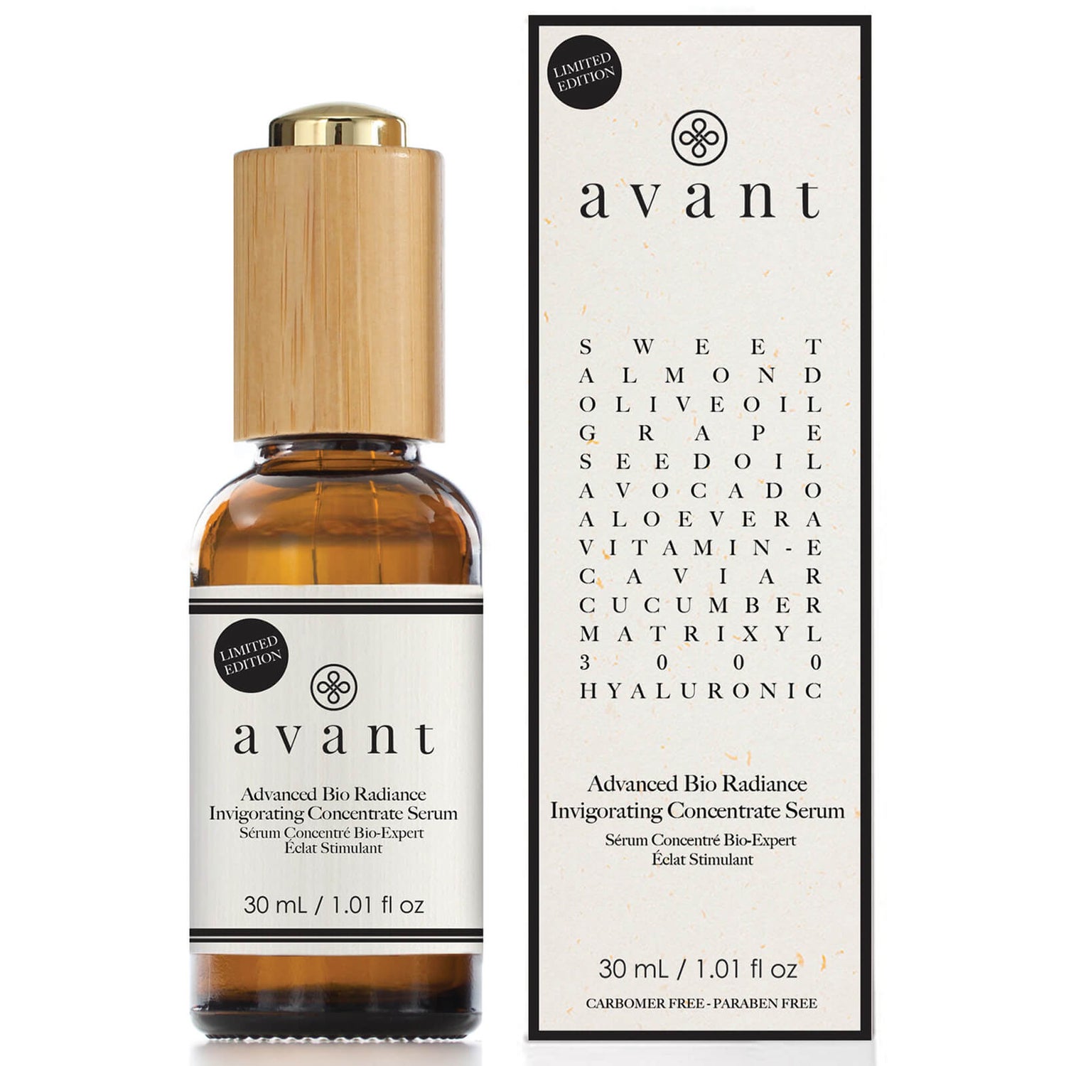 Avant Skincare Limited Edition Advanced Bio Radiance Invigorating Concentrate Serum 30ml