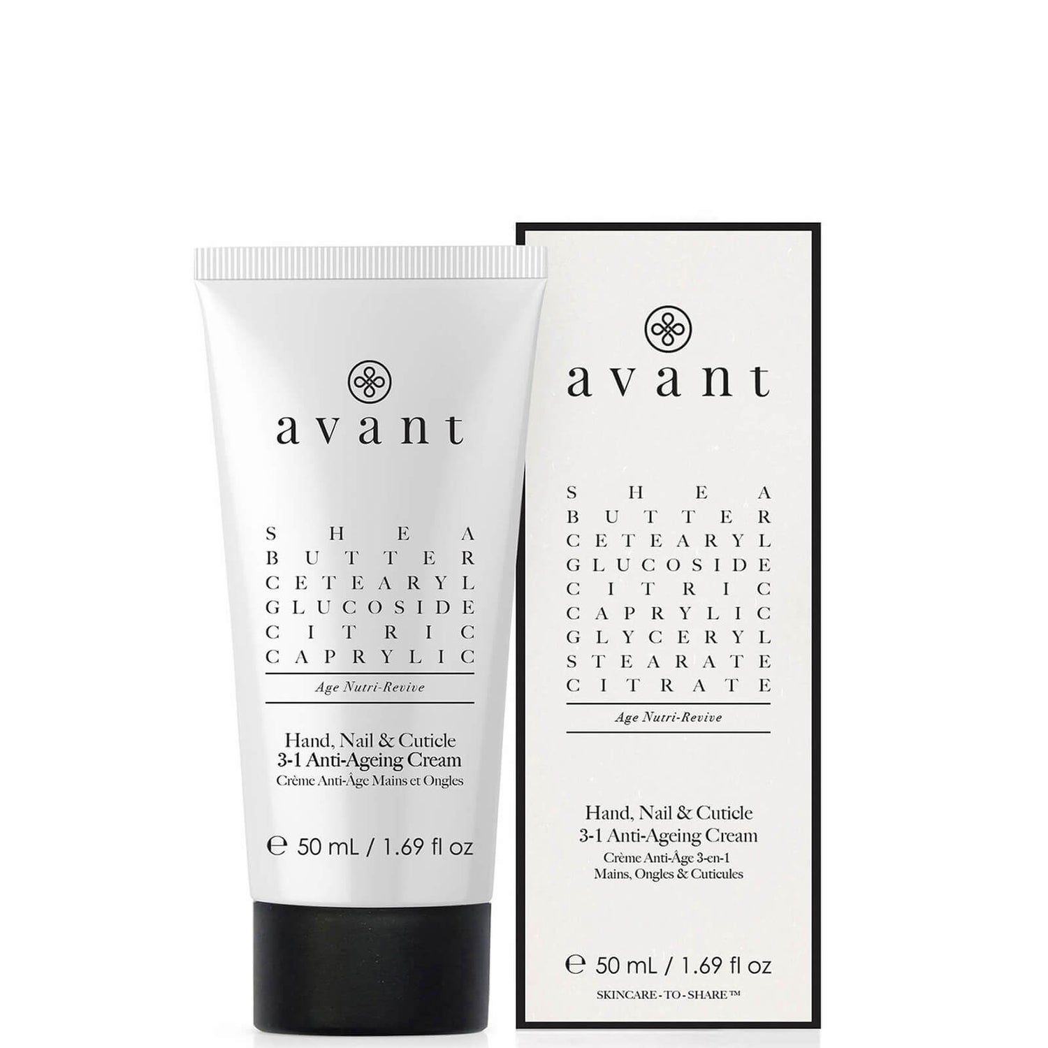Avant Skincare Hand, Nail and Cuticle AntiAgeing Cream 50ml