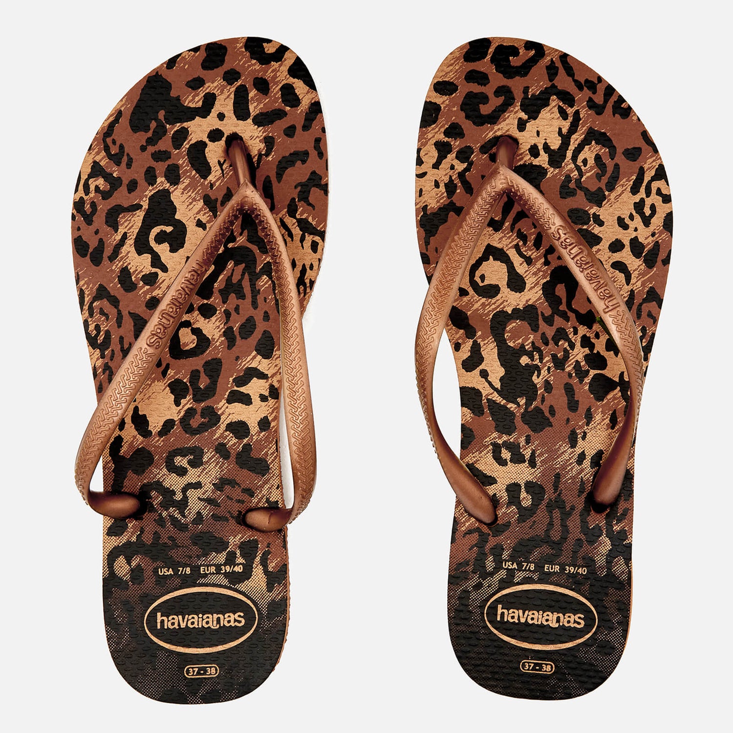 Havaianas Women s Slim Animals Flip Flops Rust