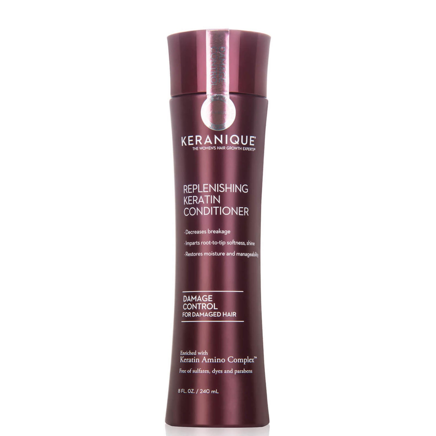 Keranique Scalp Replenishing Damage Control Conditioner 8oz LOOKFANTASTIC