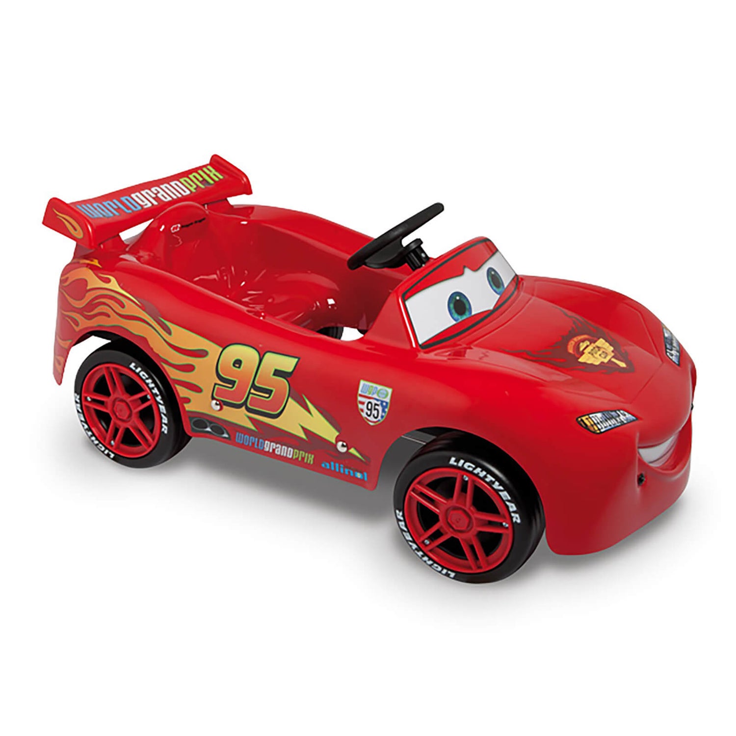 Disney Saetta McQueen Pedal Power Car - Red