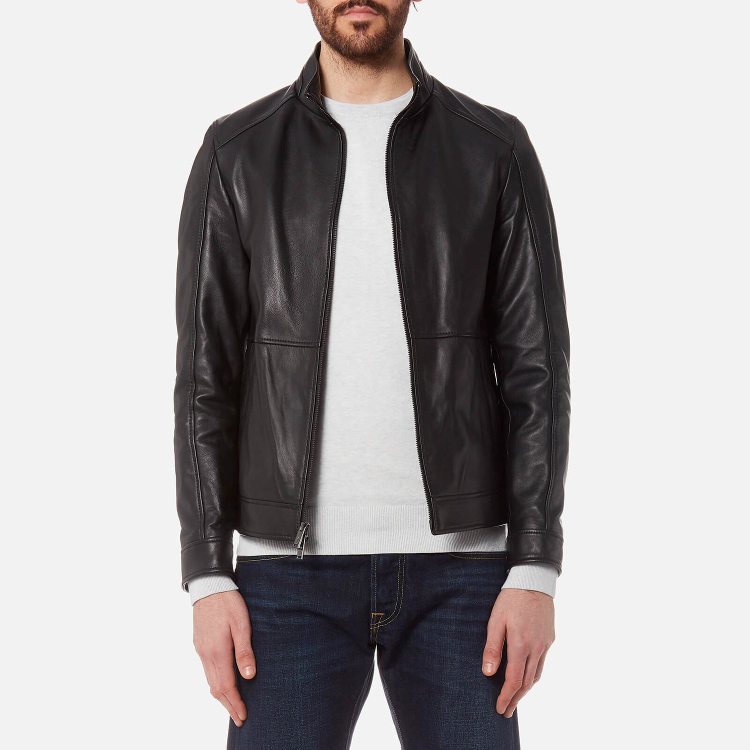 Michael kors men's racer discount jacket