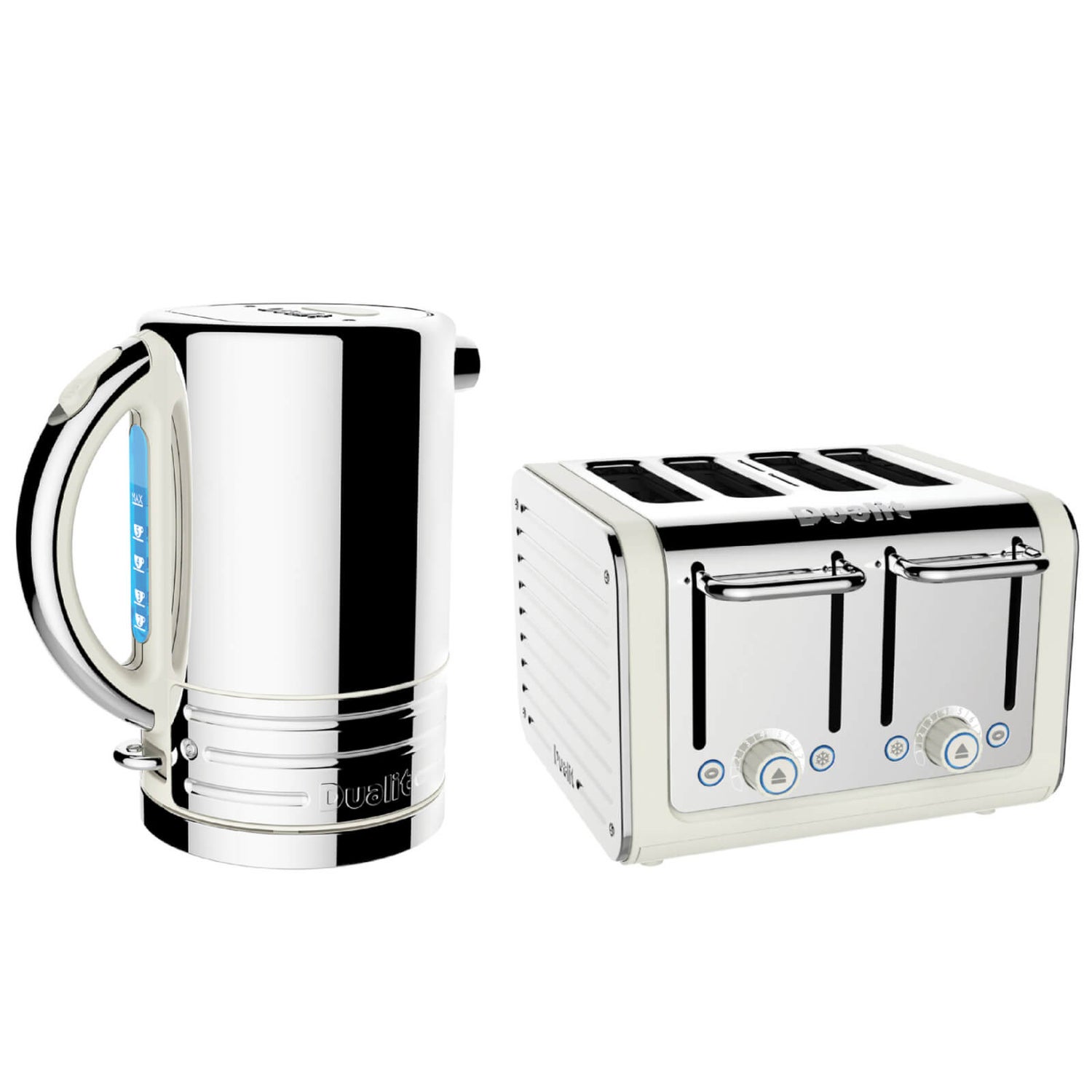 Dualit Architect Kettle and 4 Slot Toaster Bundle Canvas IWOOT UK