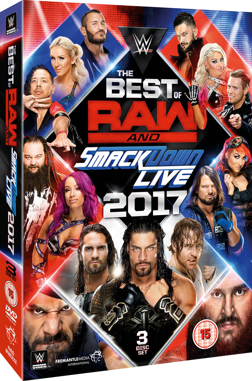 WWE The Best Of Raw Smackdown 2017 DVD Zavvi UK