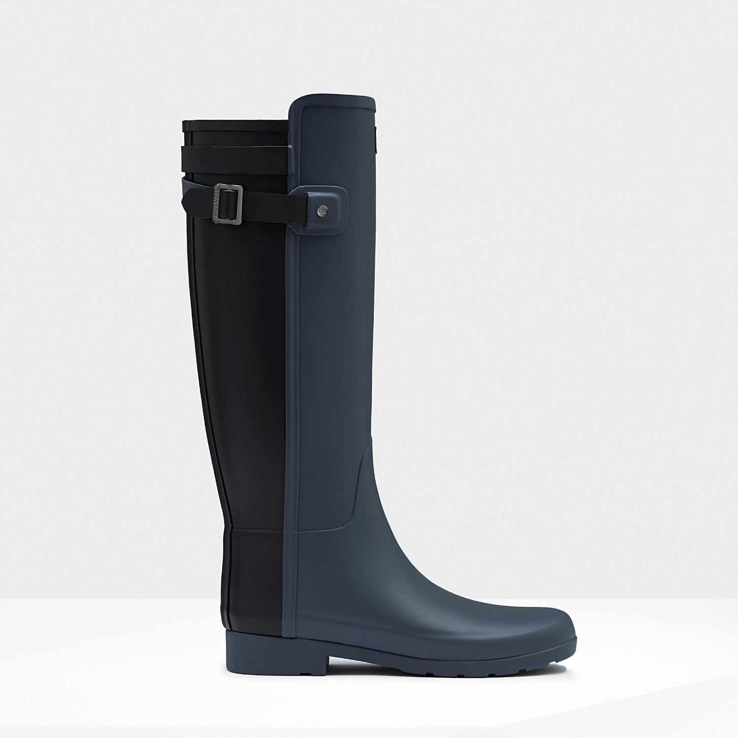 Hunter Women's Original Tall Refined Back Strap Wellies - Dark Slate ...