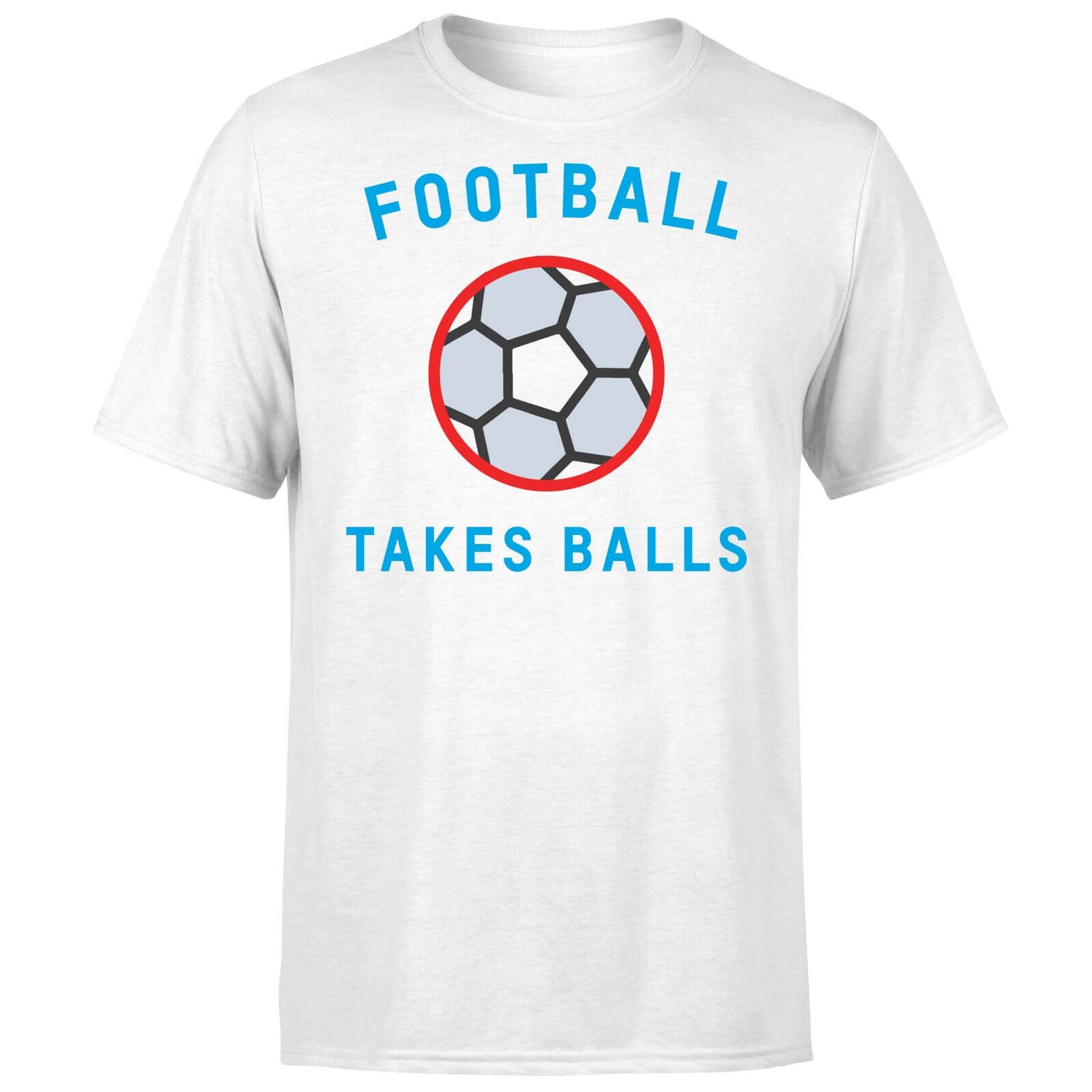 Football Takes Balls T-Shirt - White Clothing | Zavvi US