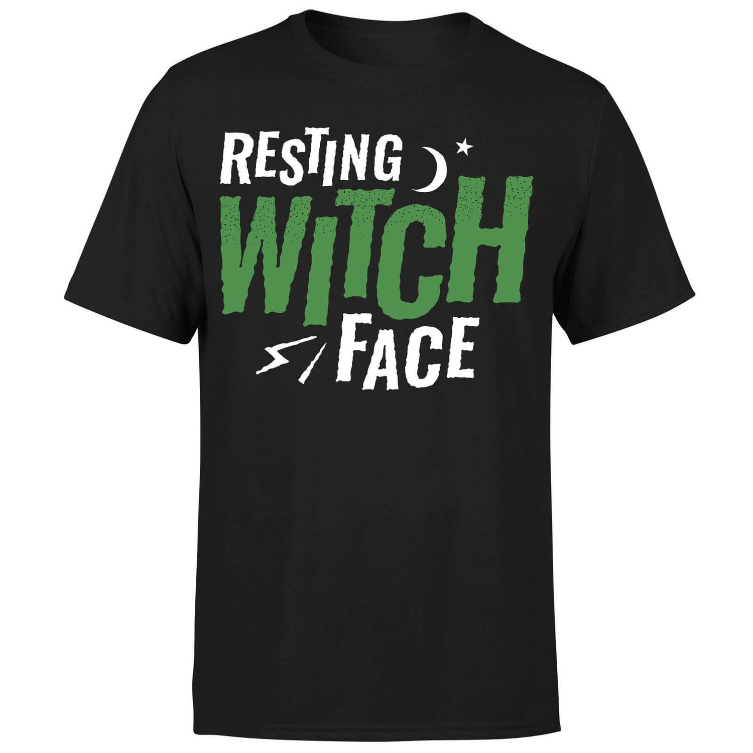 Resting Witch Face T-Shirt - Black