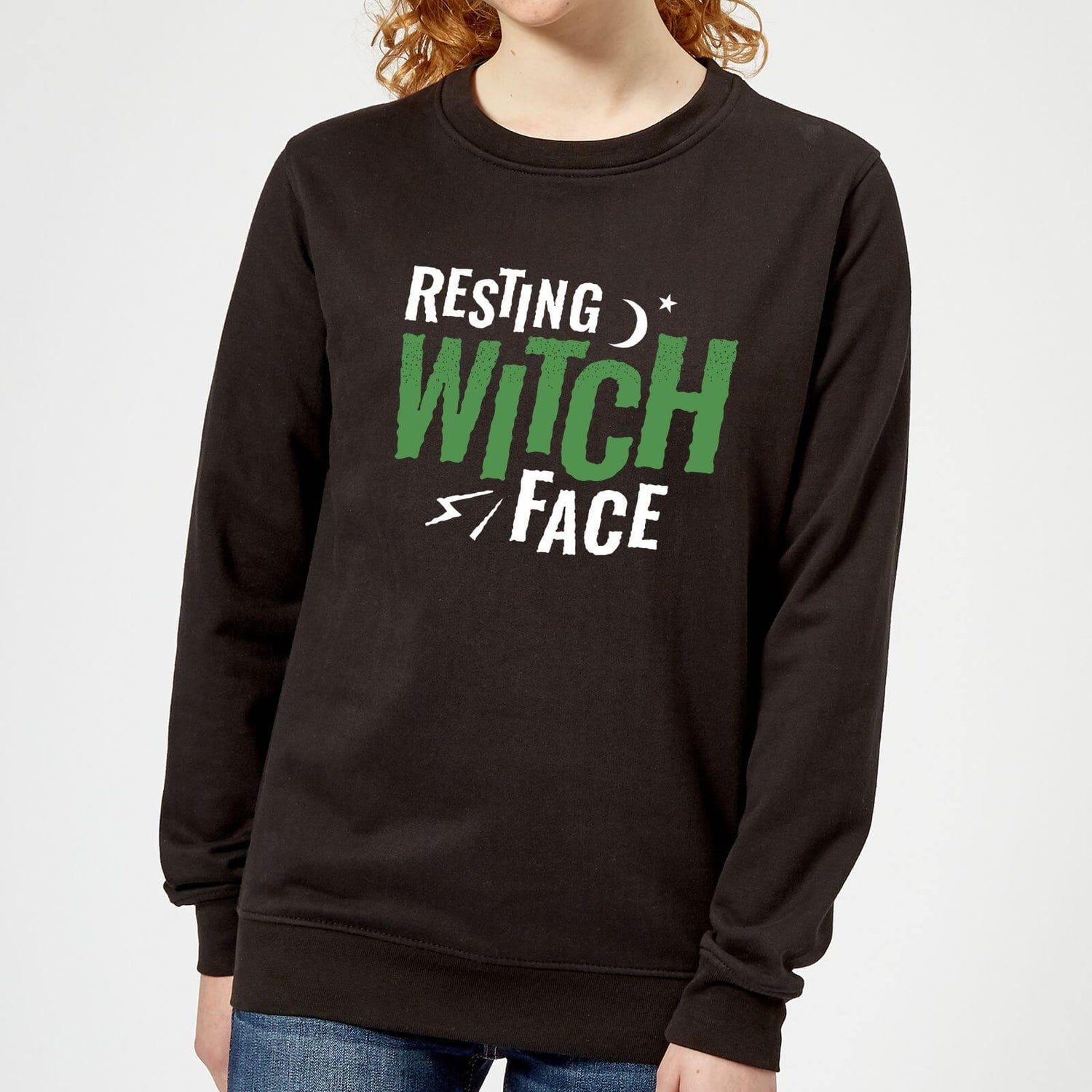 Resting Witch Face Women's Sweatshirt - Black