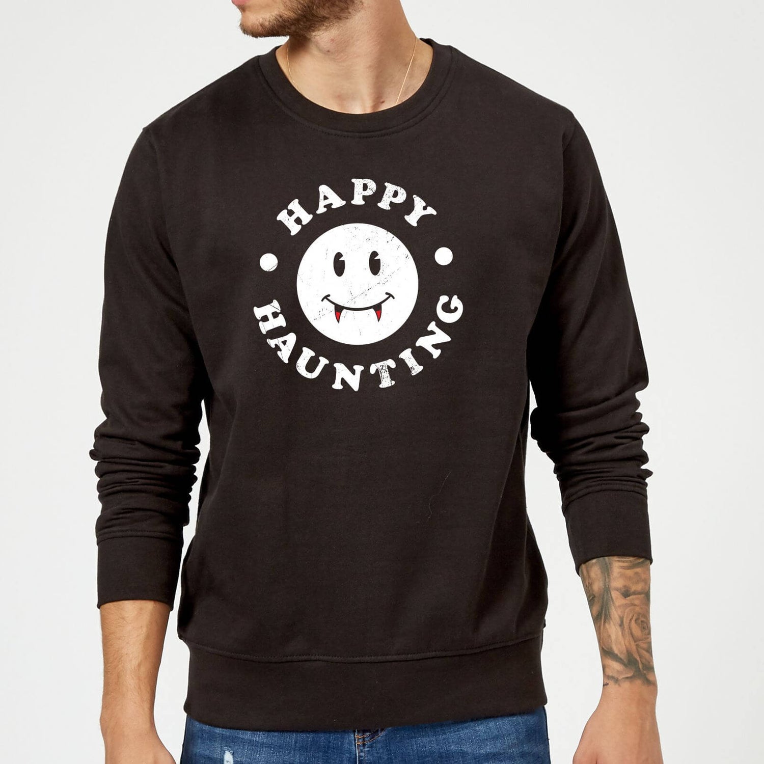 Happy Haunting Sweatshirt - Black