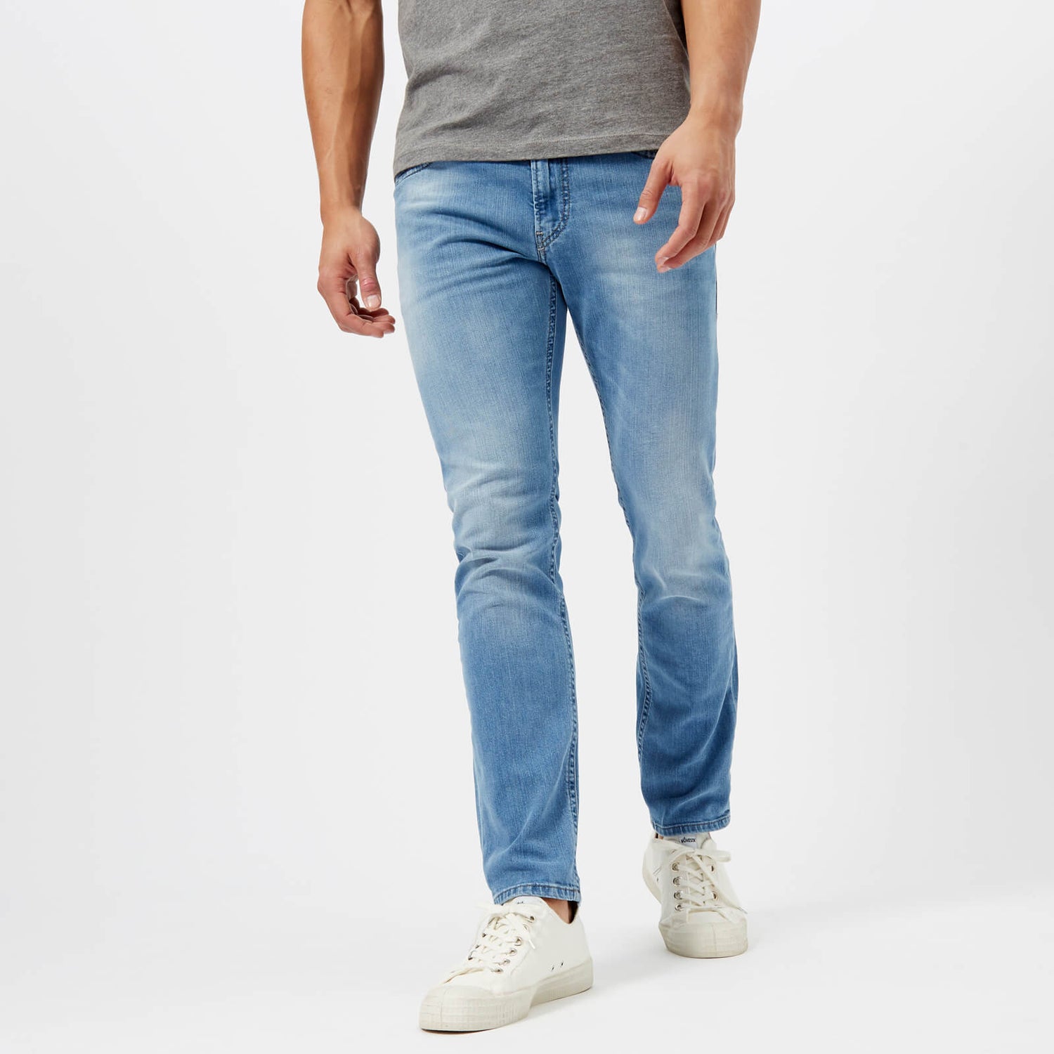 Diesel Men's Thommer Skinny Jeans Light Blue
