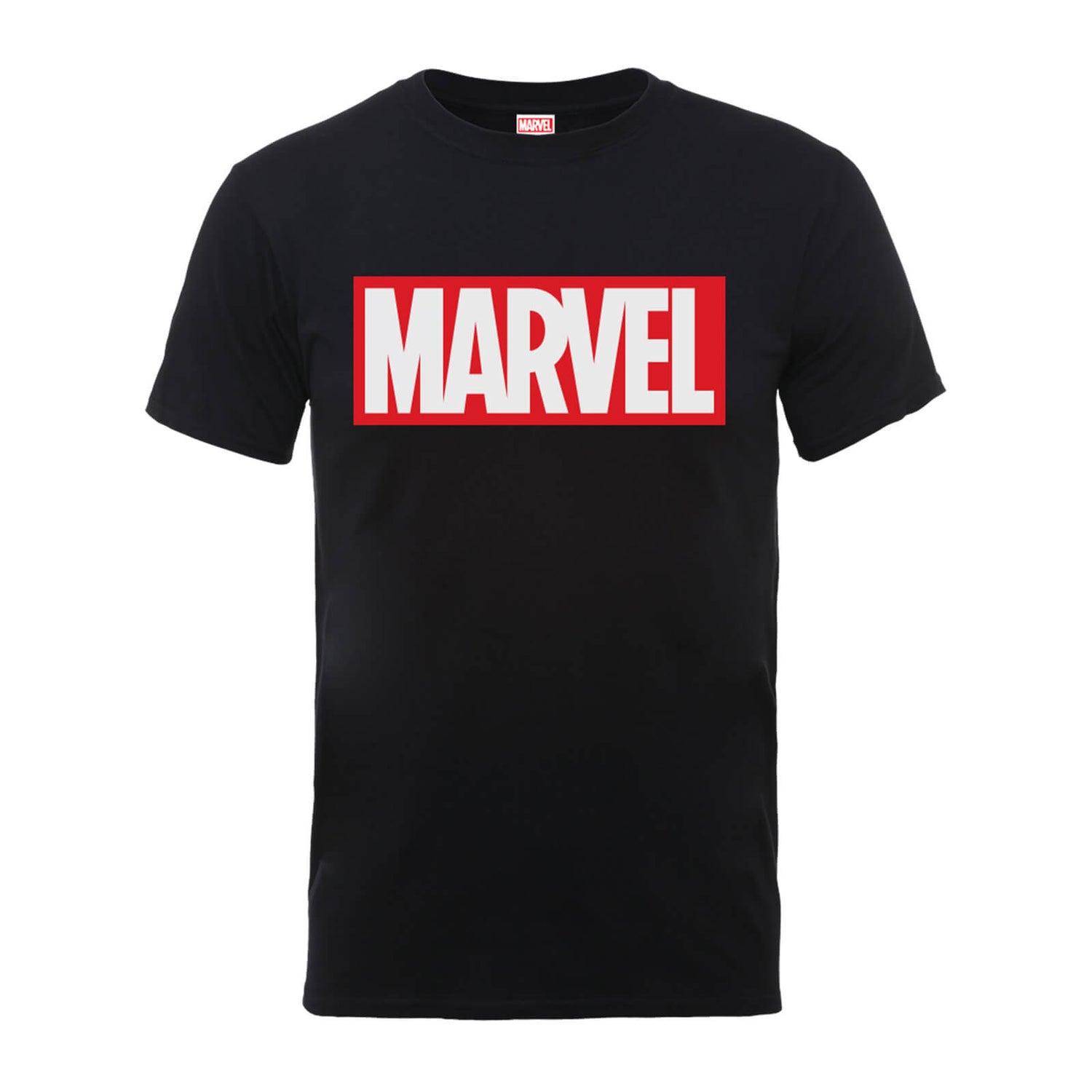 Marvel Main Logo Men's Black TShirt IWOOT UK