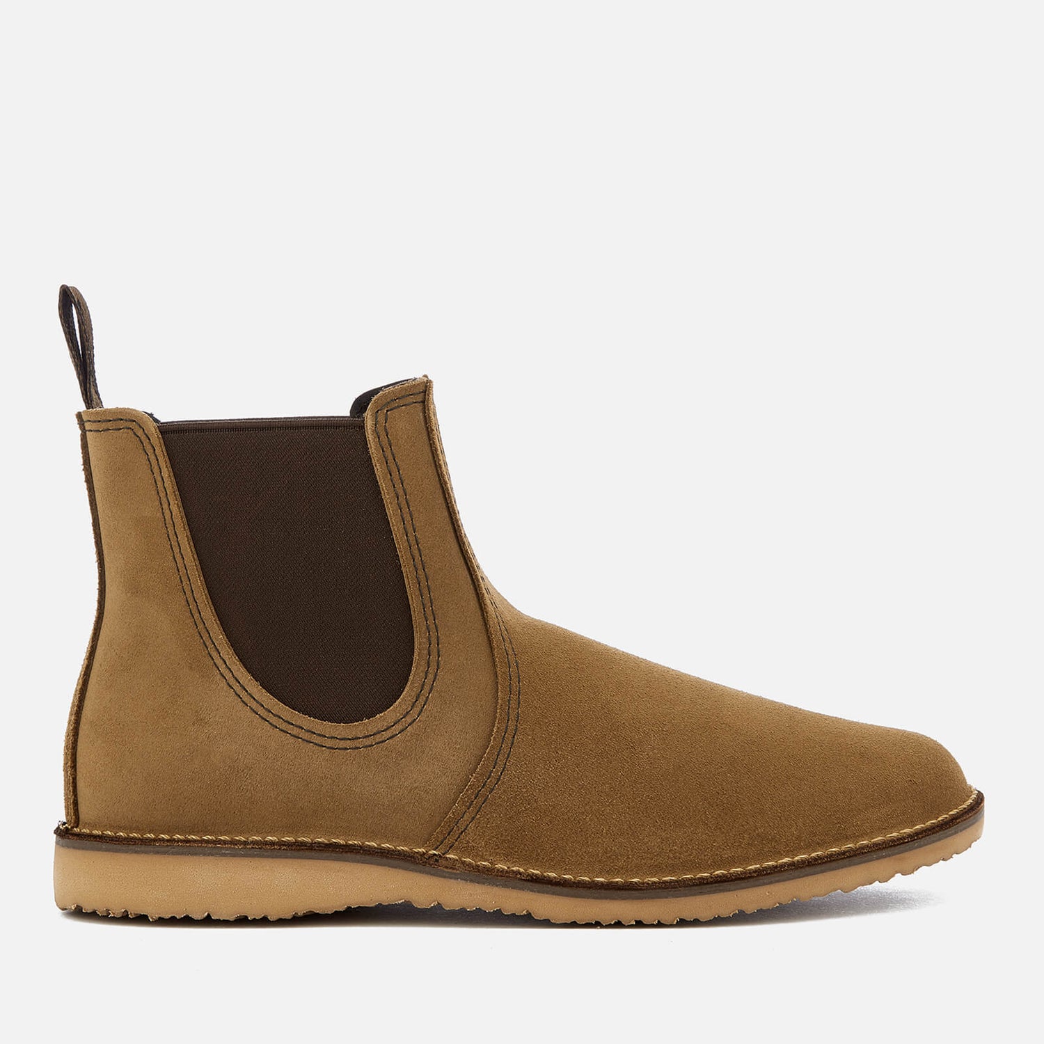 Red Wing Men s Weekender Leather Chelsea Boots Olive Mohave TheHut
