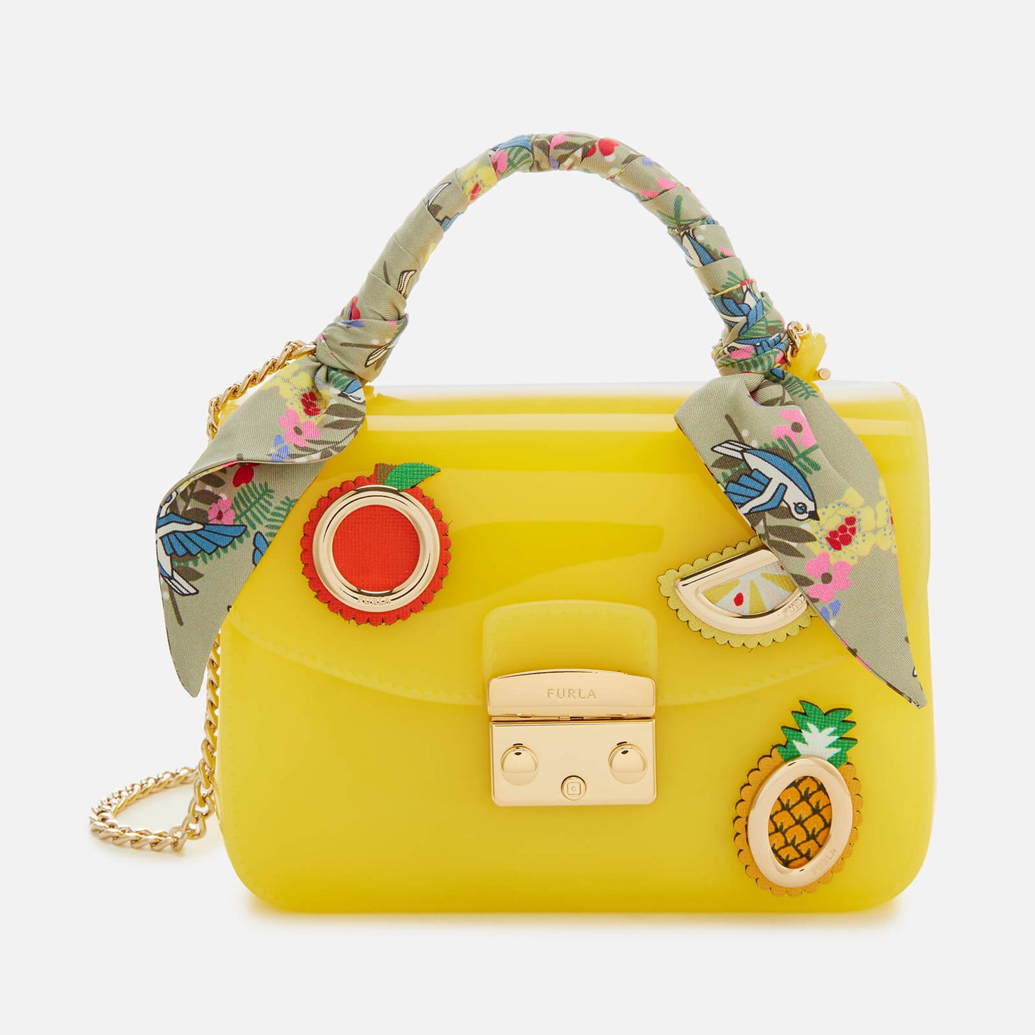 Furla Women's Candy Mini Cross Body Bag Yellow