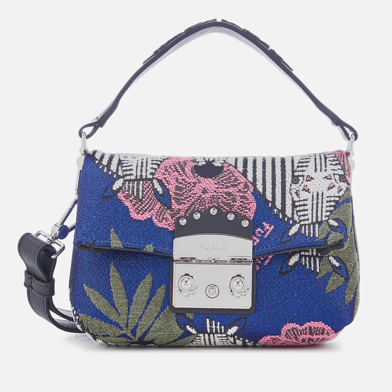 Furla Women s Metropolis Nuvola Mini Cross Body Bag Blue