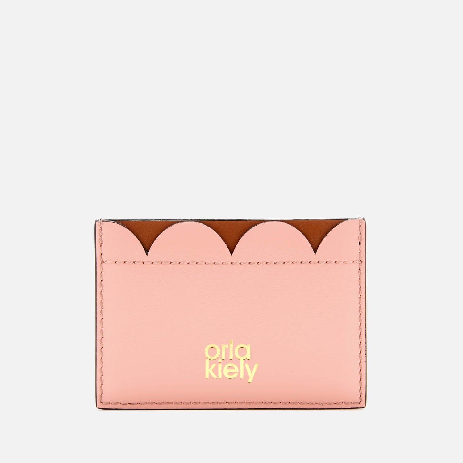 Orla Kiely Women's Giant Scallop Card Holder Tan