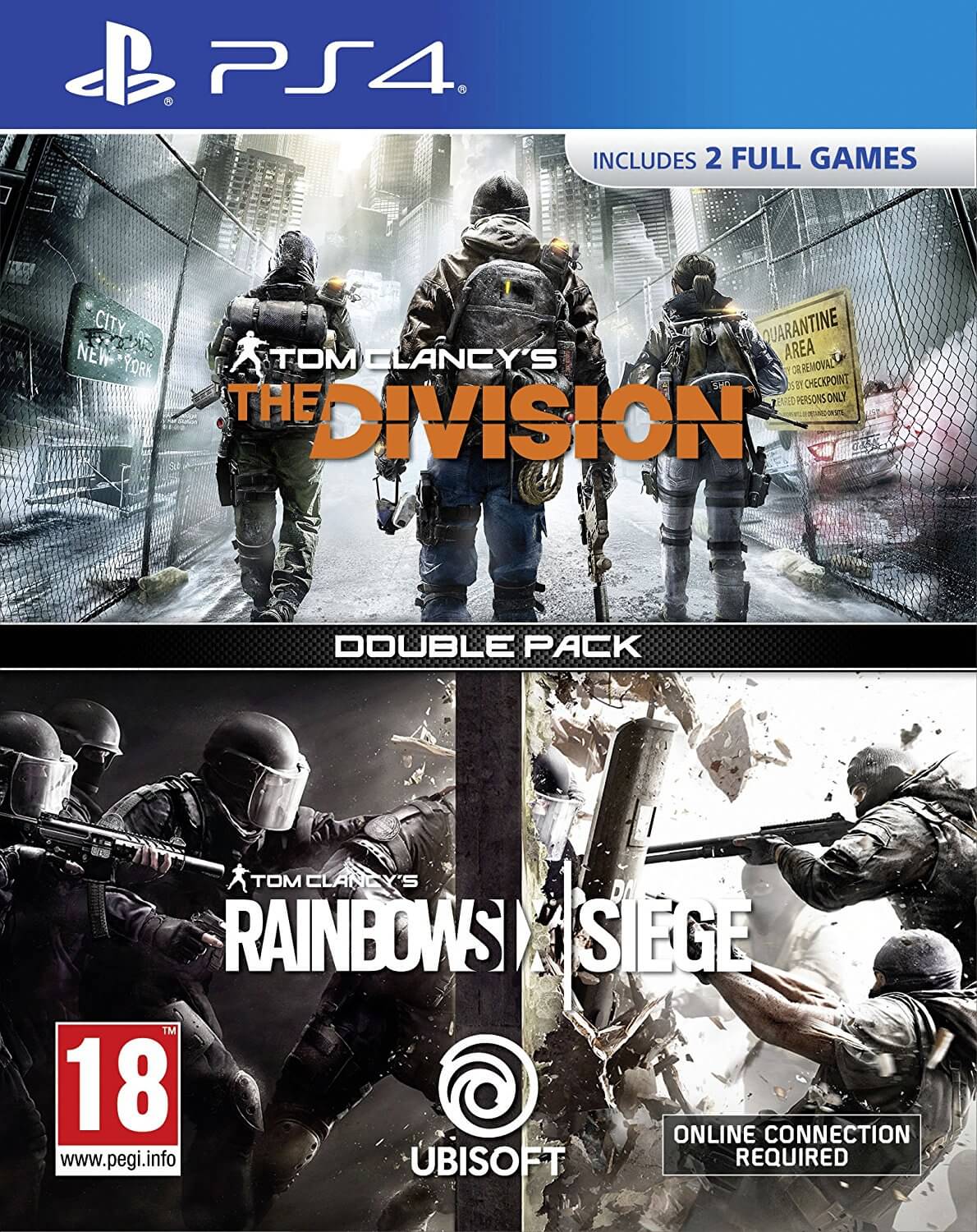 Pack Doble Tom Clancy's The Division + Rainbow Siege PS4 | Zavvi España