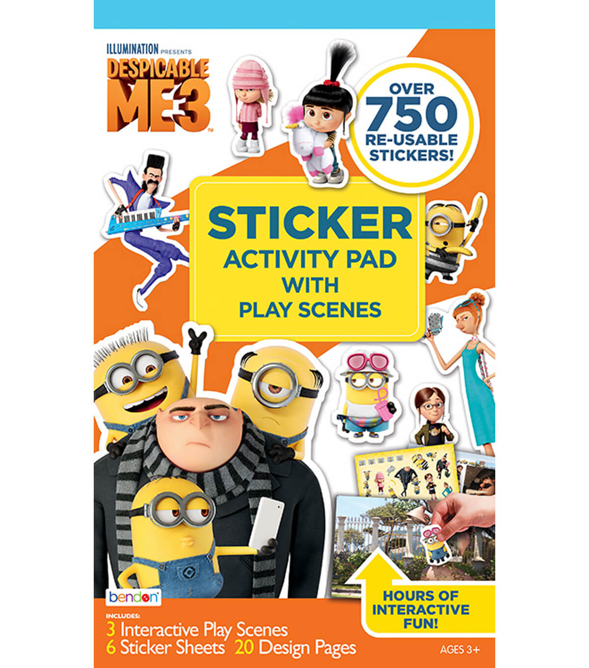 Despicable Me 3 Stickers by Universal Studios Interactive