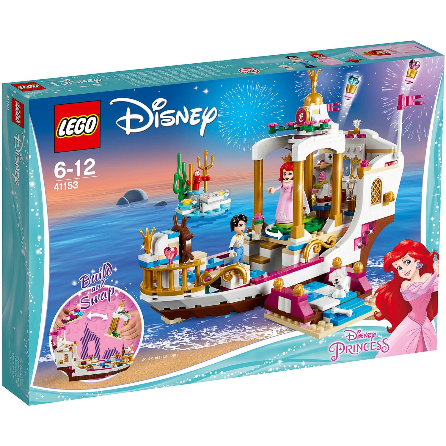 LEGO Disney Princesse : Mariage sur le navire royal d'Ariel (41153)