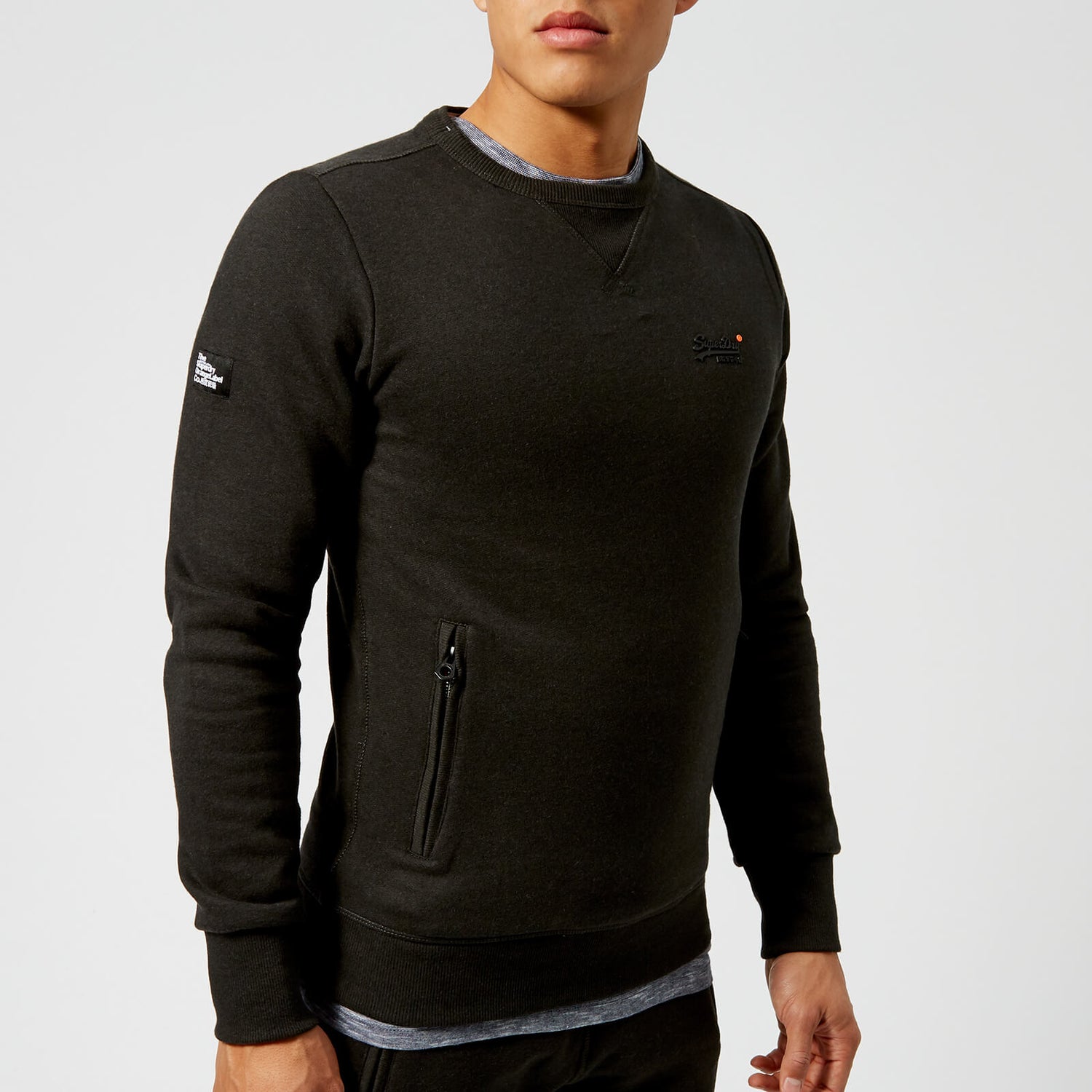 Superdry Men s Orange Label Urban Crew Sweatshirt Deep Night Marl Space Dye TheHut