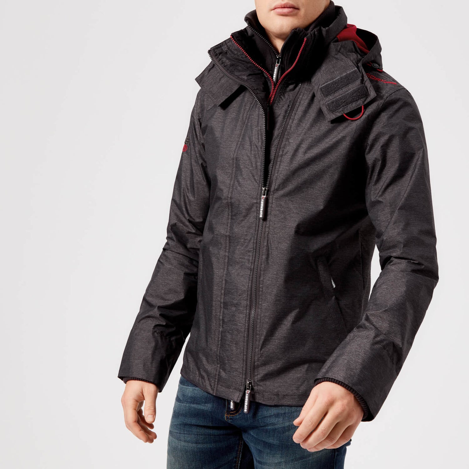 Tech hood pop zip windcheater on sale