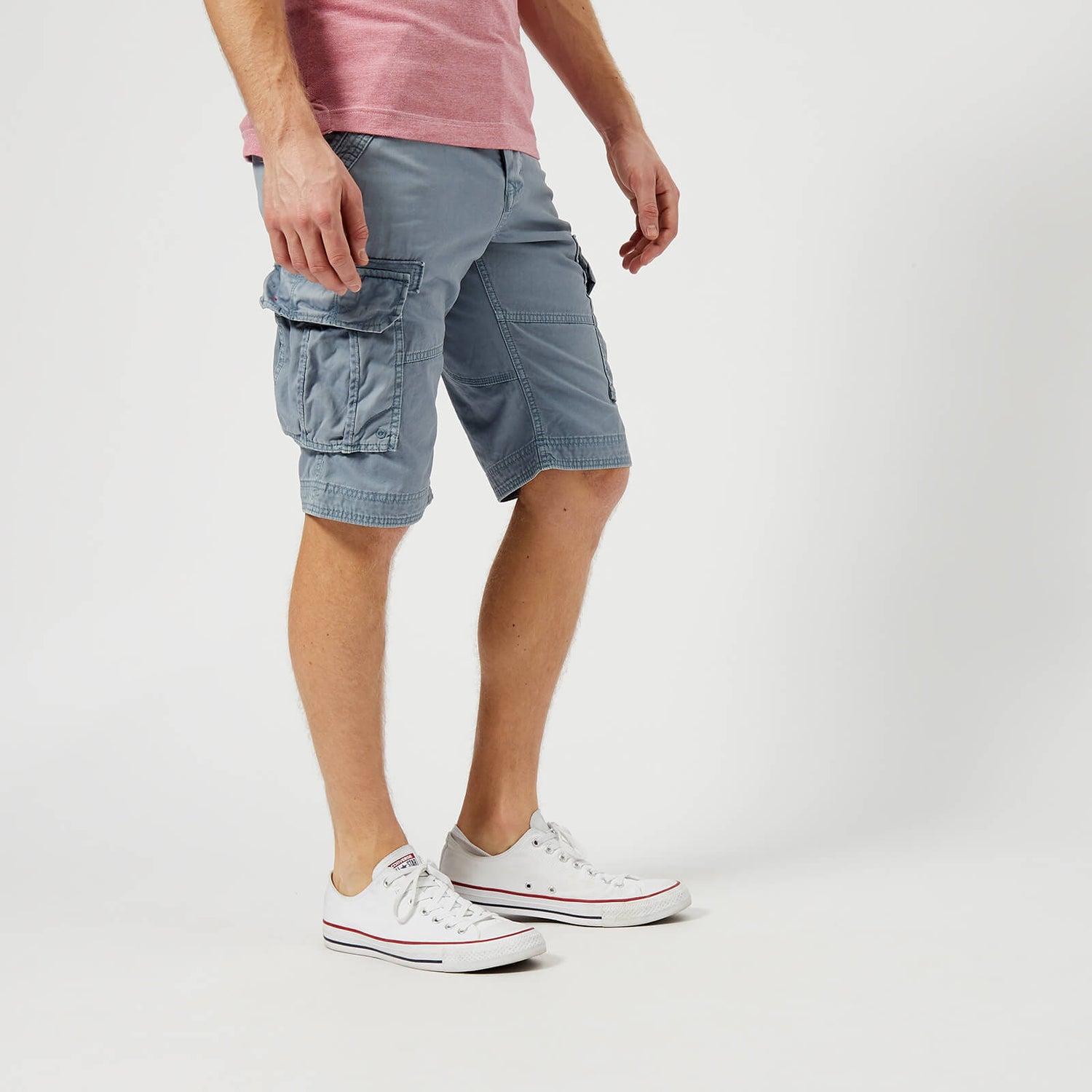 Superdry Men s Core Cargo Lite Shorts Cloud Blue TheHut