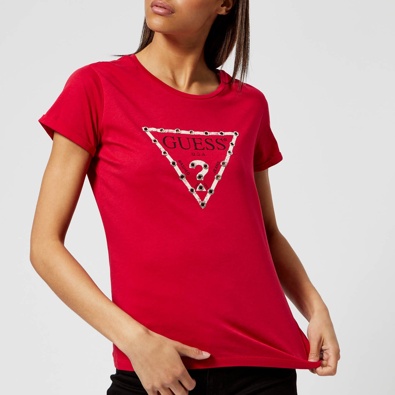 Guess Women's Eyelets T-Shirt - Dern 