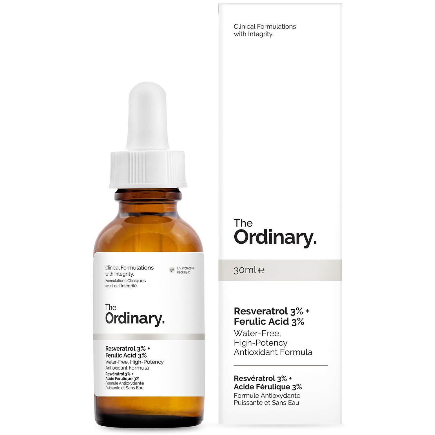 The Ordinary Resveratrol Serum 3 + Ferulic Acid 3 30ml Recreate