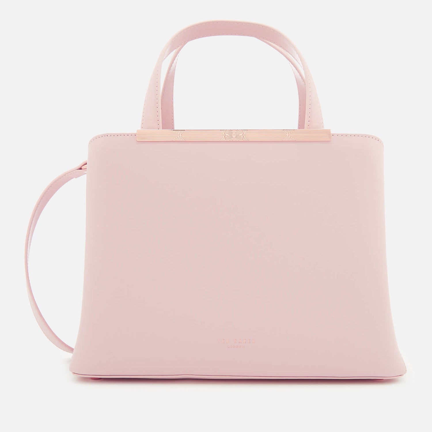Ted Baker Women's Naomii Smooth Leather Tote Bag Light Pink