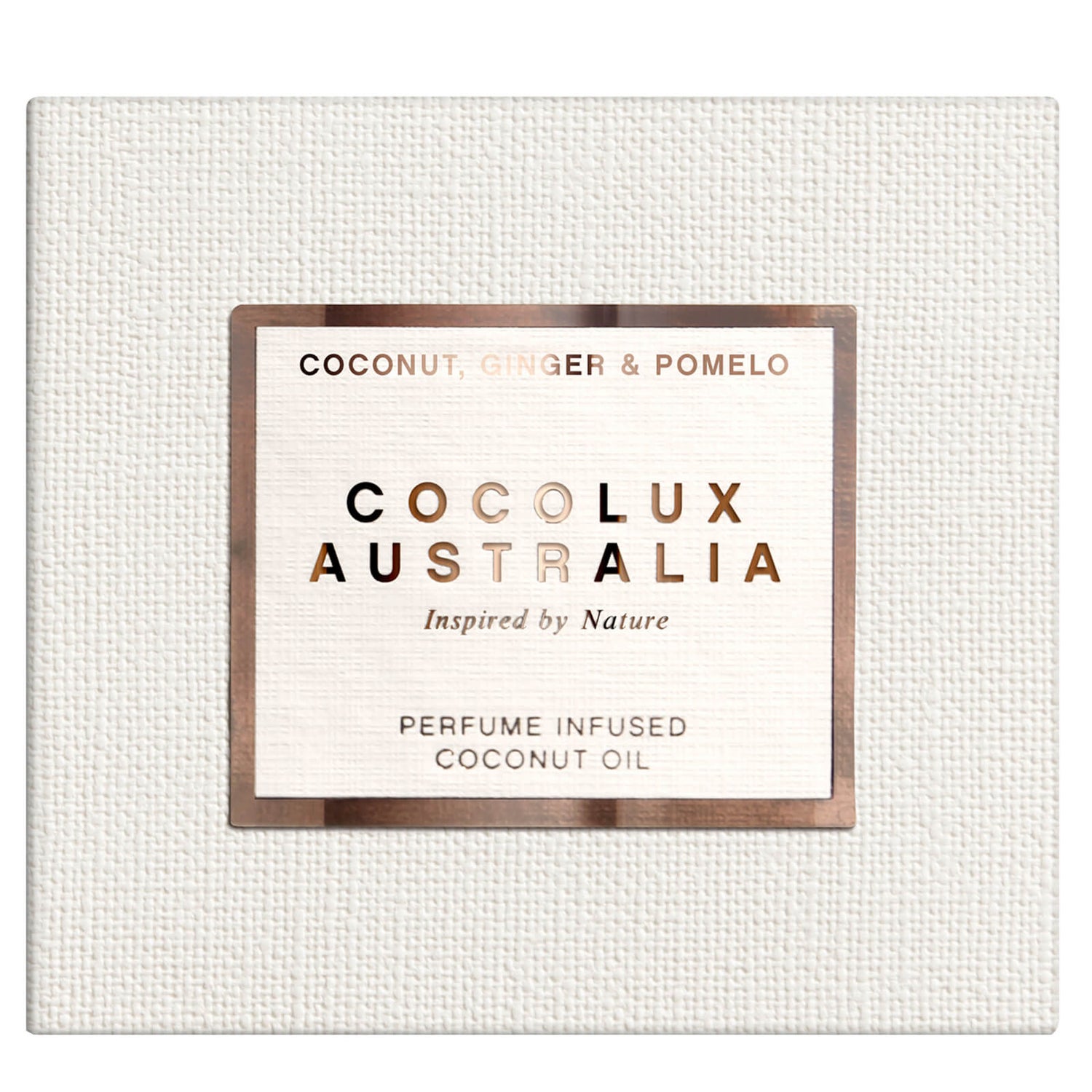 Cocolux Australia Coconut Ginger and Pomelo Sol Copper Candle