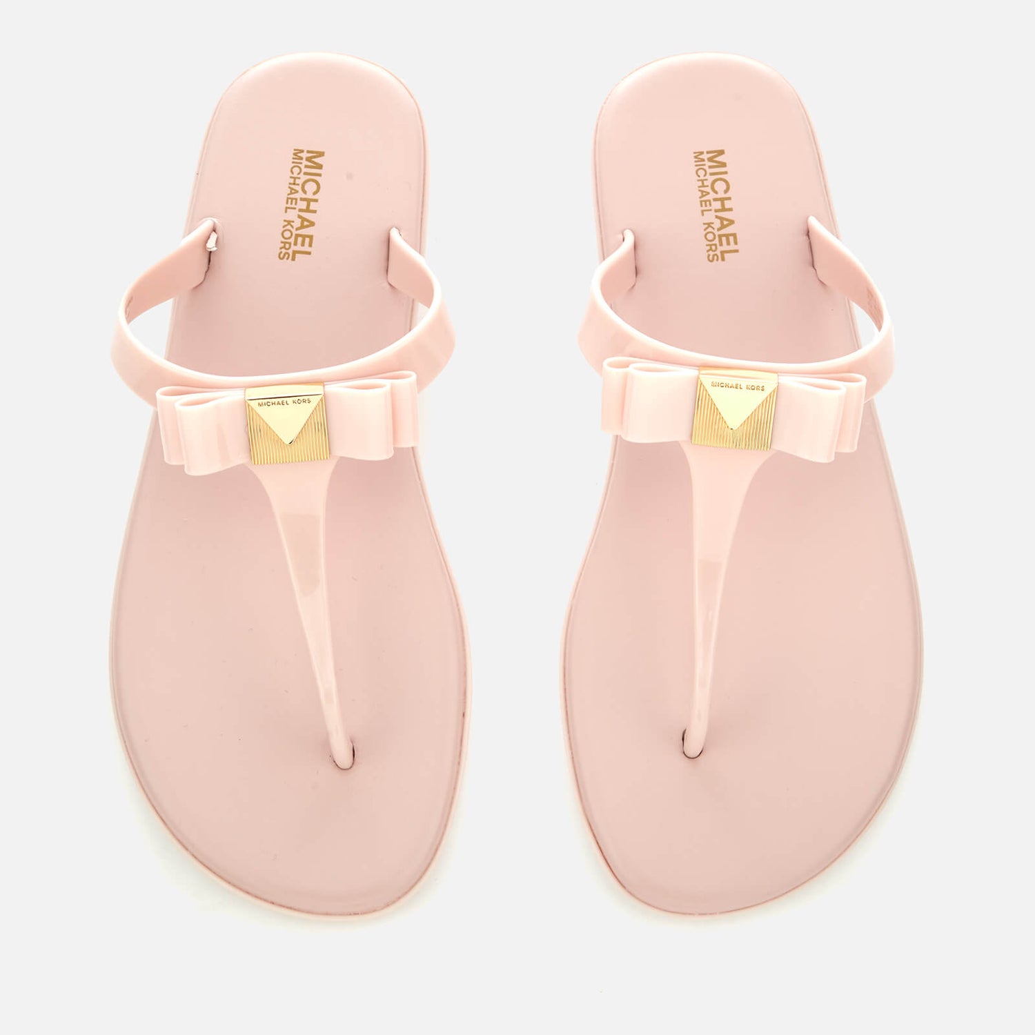 MICHAEL MICHAEL KORS Women's Caroline Jelly Toe Post Sandals - Soft Pink |  