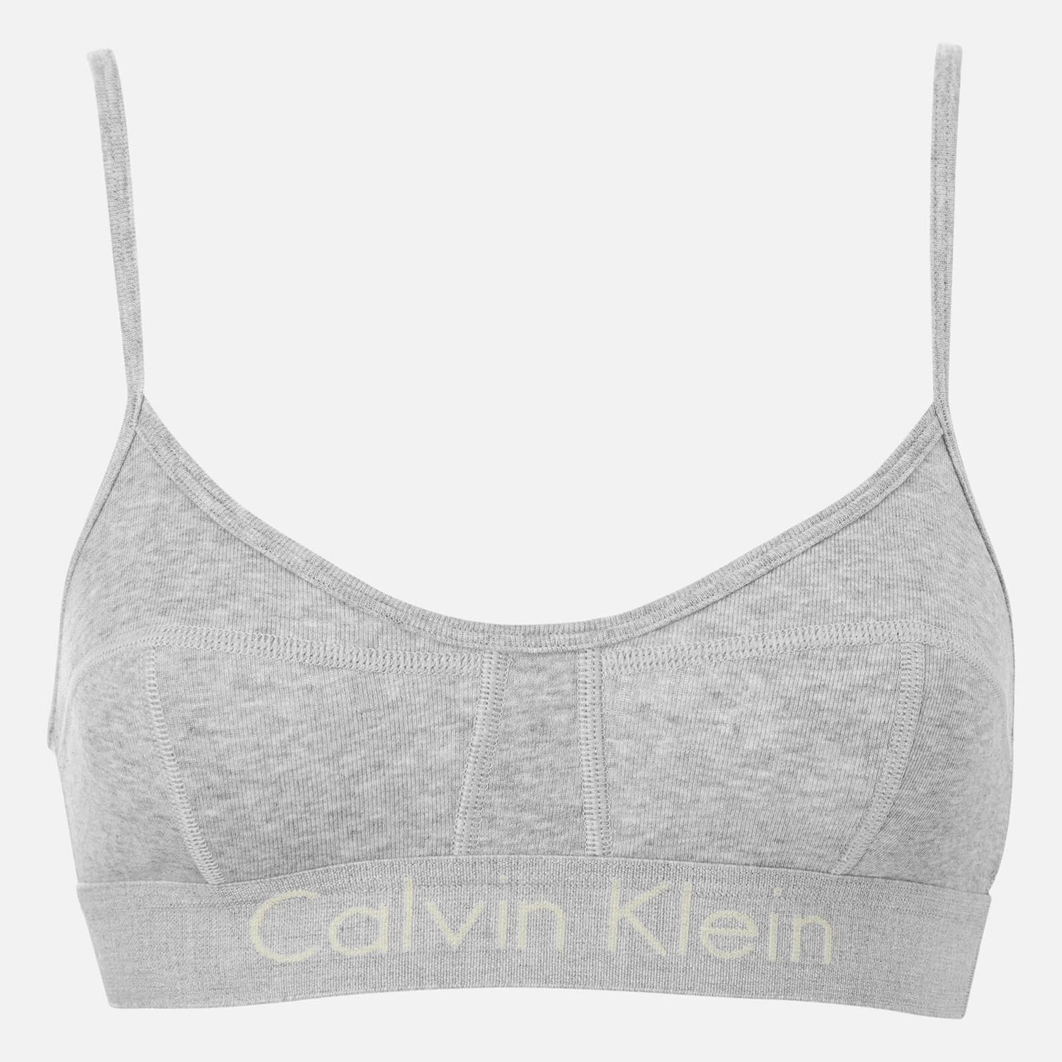 Unlined Bralette P7a Grey Heather