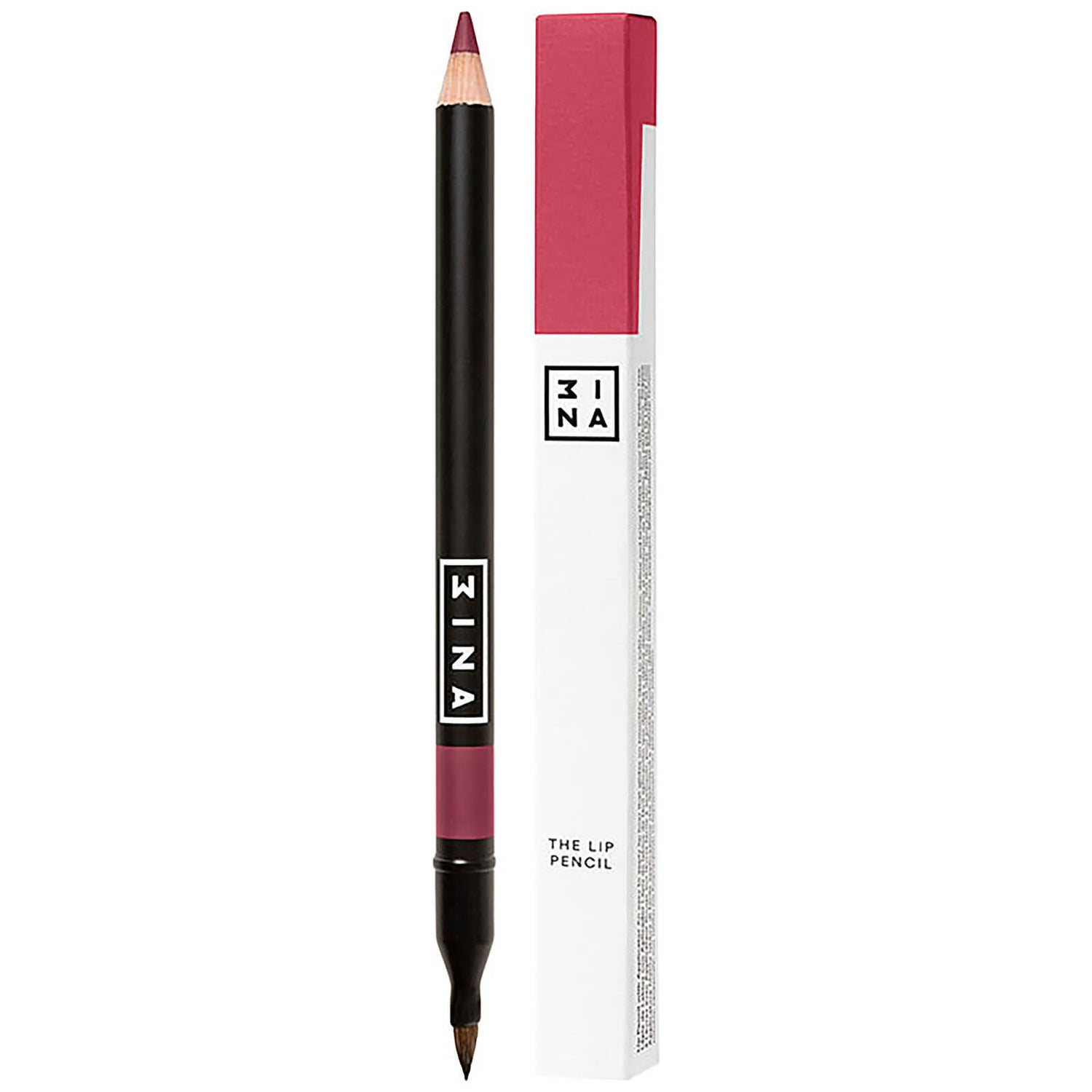 3INA Makeup Lip Pencil With Applicator -huultenrajauskynä + häivytyssivellin 2g (useita sävyjä)