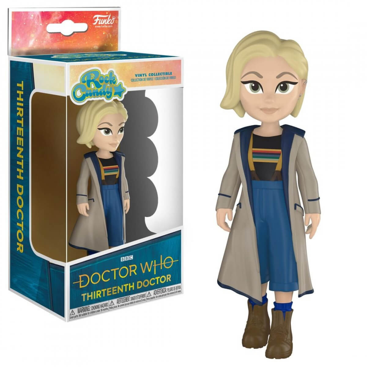 Doctor Who Thirteenth Doctor Rock Candy Vinyl Figure Merchandise Zavvi UK